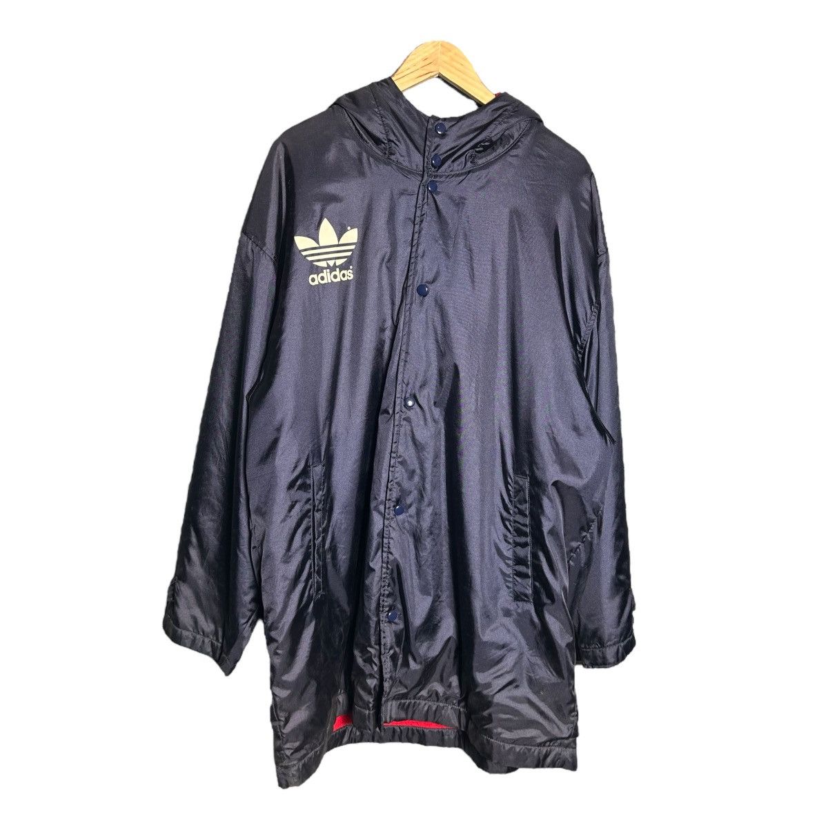 Adidas Vintage 90s Adidas Big Logo Jacket/Coat Size US XL / EU 56 / 4 - 2 Thumbnail