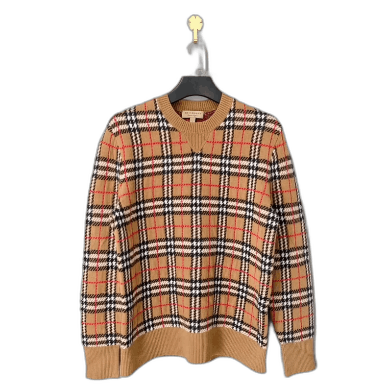 Burberry Burberry Plaid Long Sleeve Sweater for Men-yf Size US M / EU 48-50 / 2 - 1 Thumbnail