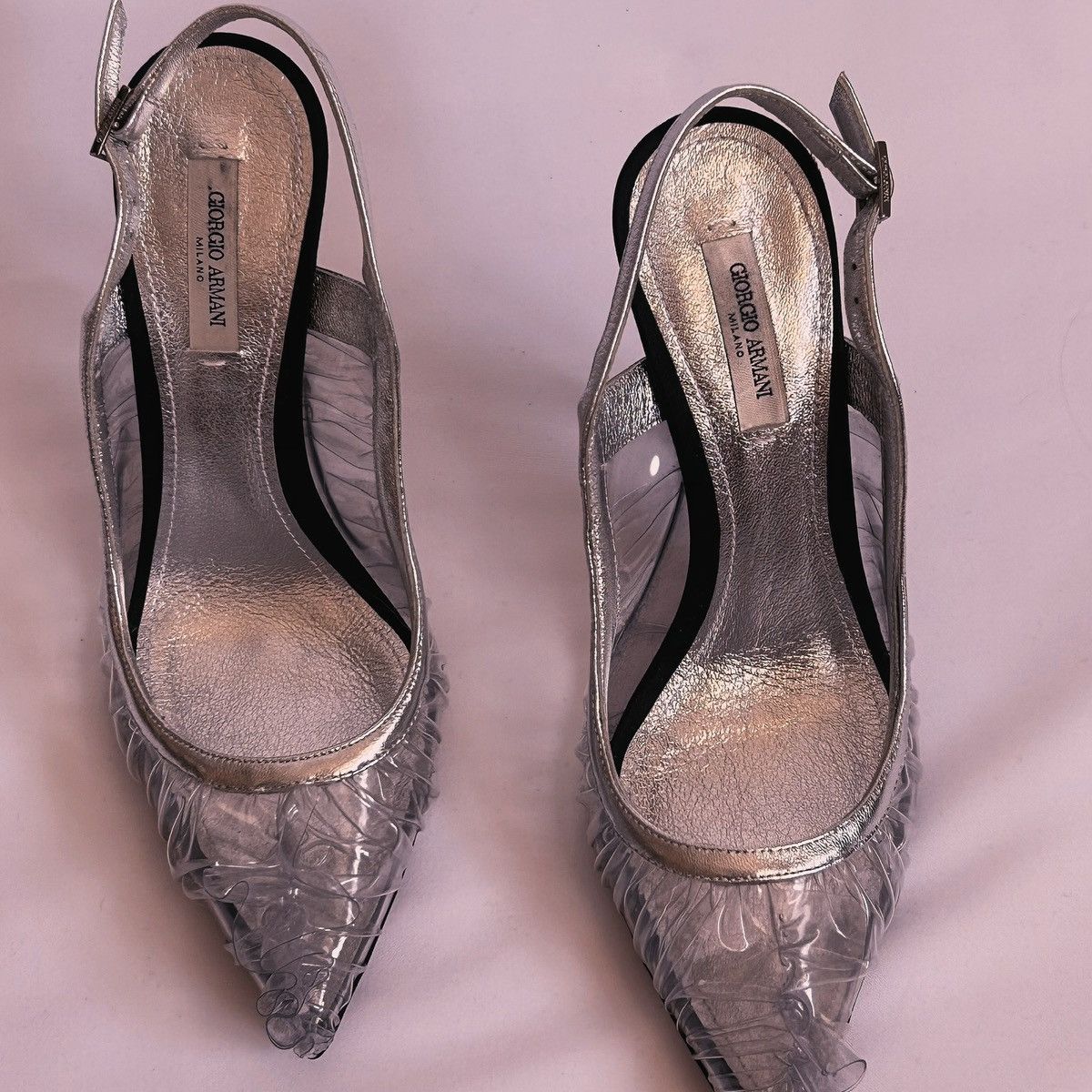 Designer × Giorgio Armani Giorgio Armani heels Size US 7 / IT 37 - 2 Thumbnail
