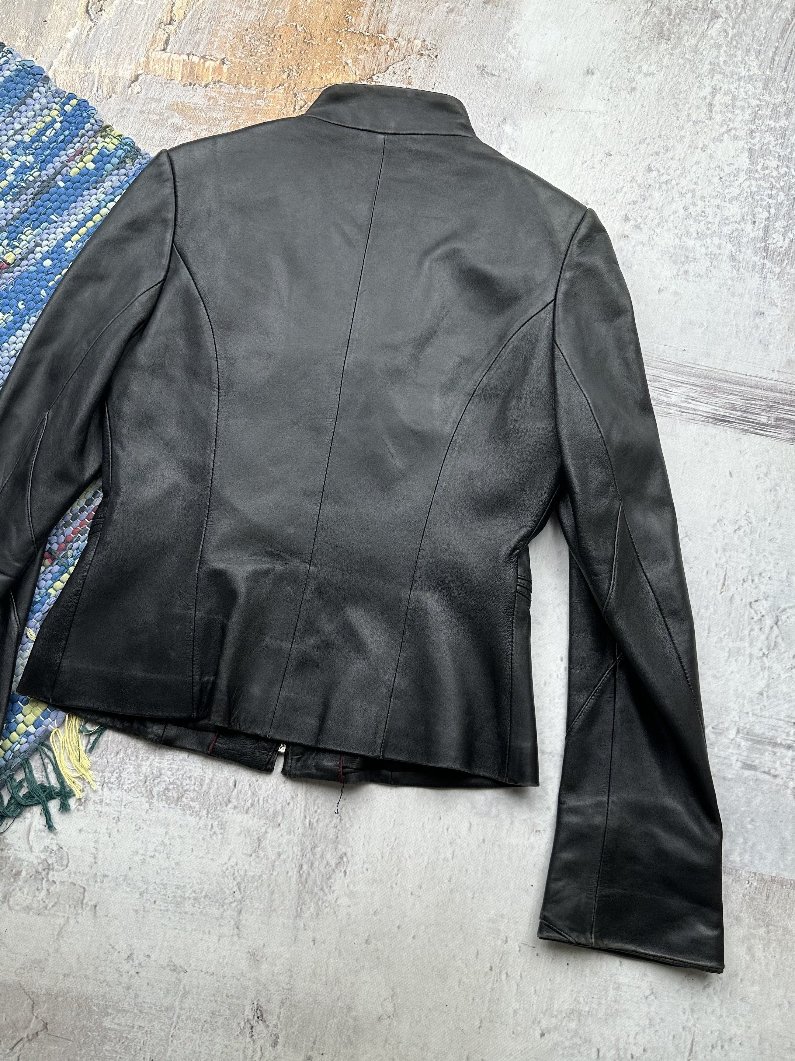 Japanese Brand Vintage Leather Jacket A337D15(23) Size S / US 4 / IT 40 - 11 Thumbnail