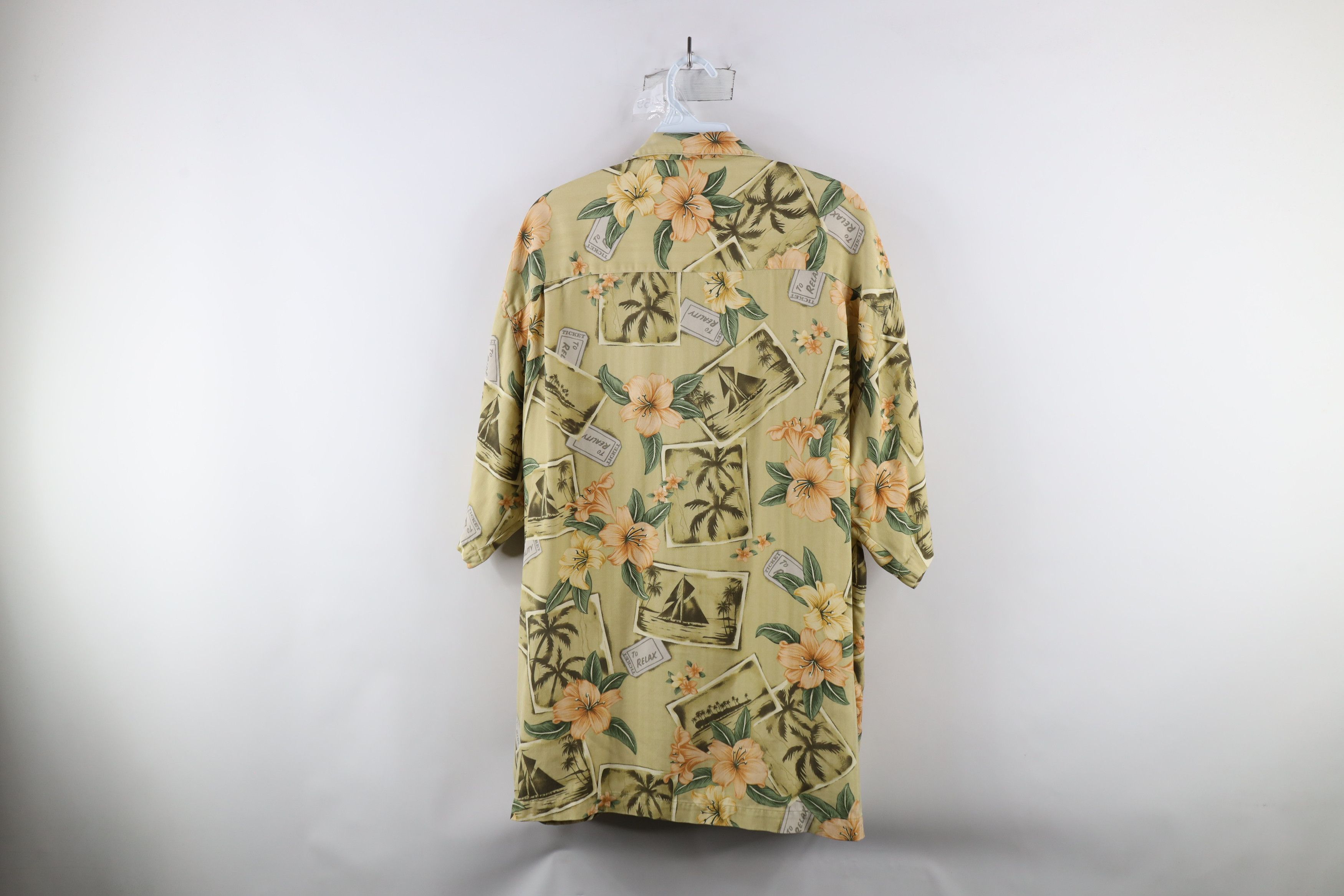 Tommy Bahama × Vintage Vintage Tommy Bahama Relax Looped Collar Button Shirt Size US L / EU 52-54 / 3 - 11 Thumbnail