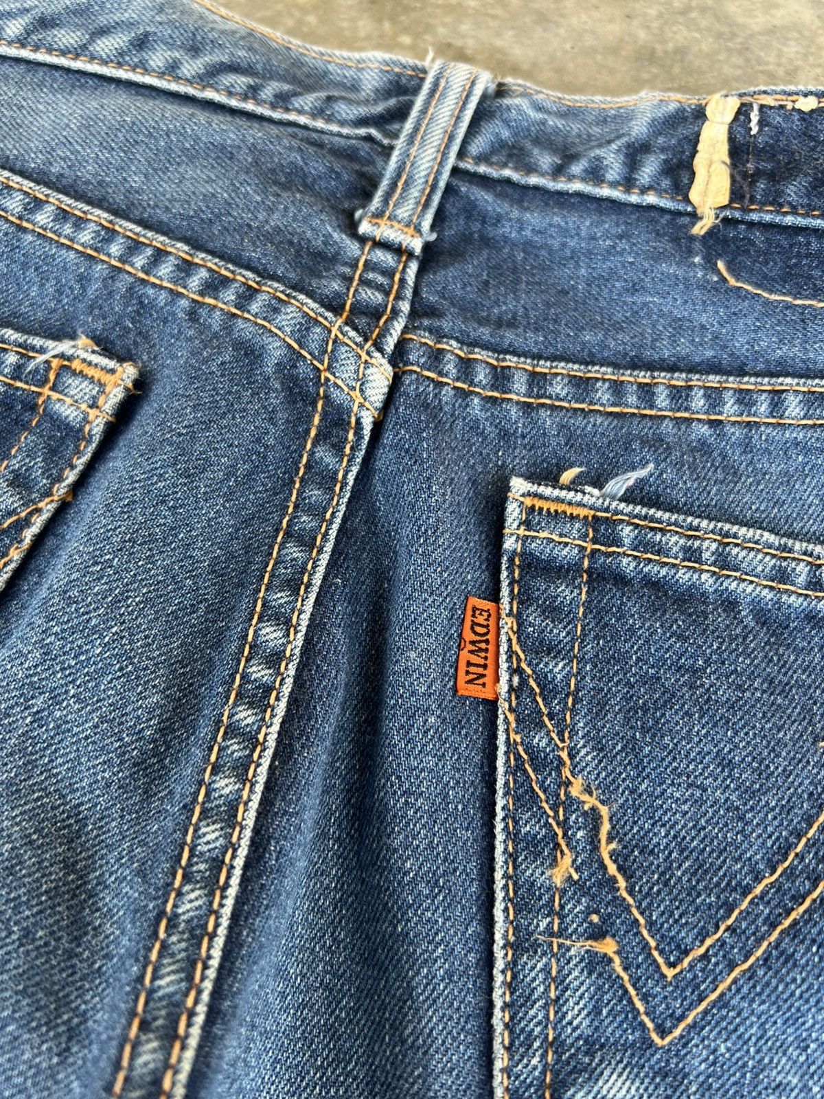 Edwin Vintage 80’s Edwin Blue Jean Japan Size US 27 - 24 Thumbnail
