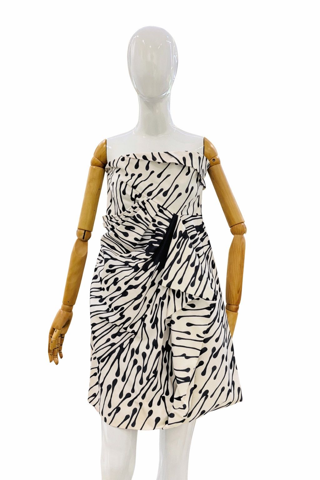 Gucci Gucci Abstract Brushstroke Print Strapless Dress Size XS / US 0-2 / IT 36-38 - 1 Thumbnail