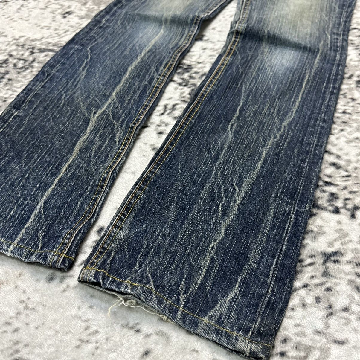 Edwin Vintage Edwin Something Fade Wash Flare Jeans Size 27" / US 4 / IT 40 - 5 Thumbnail