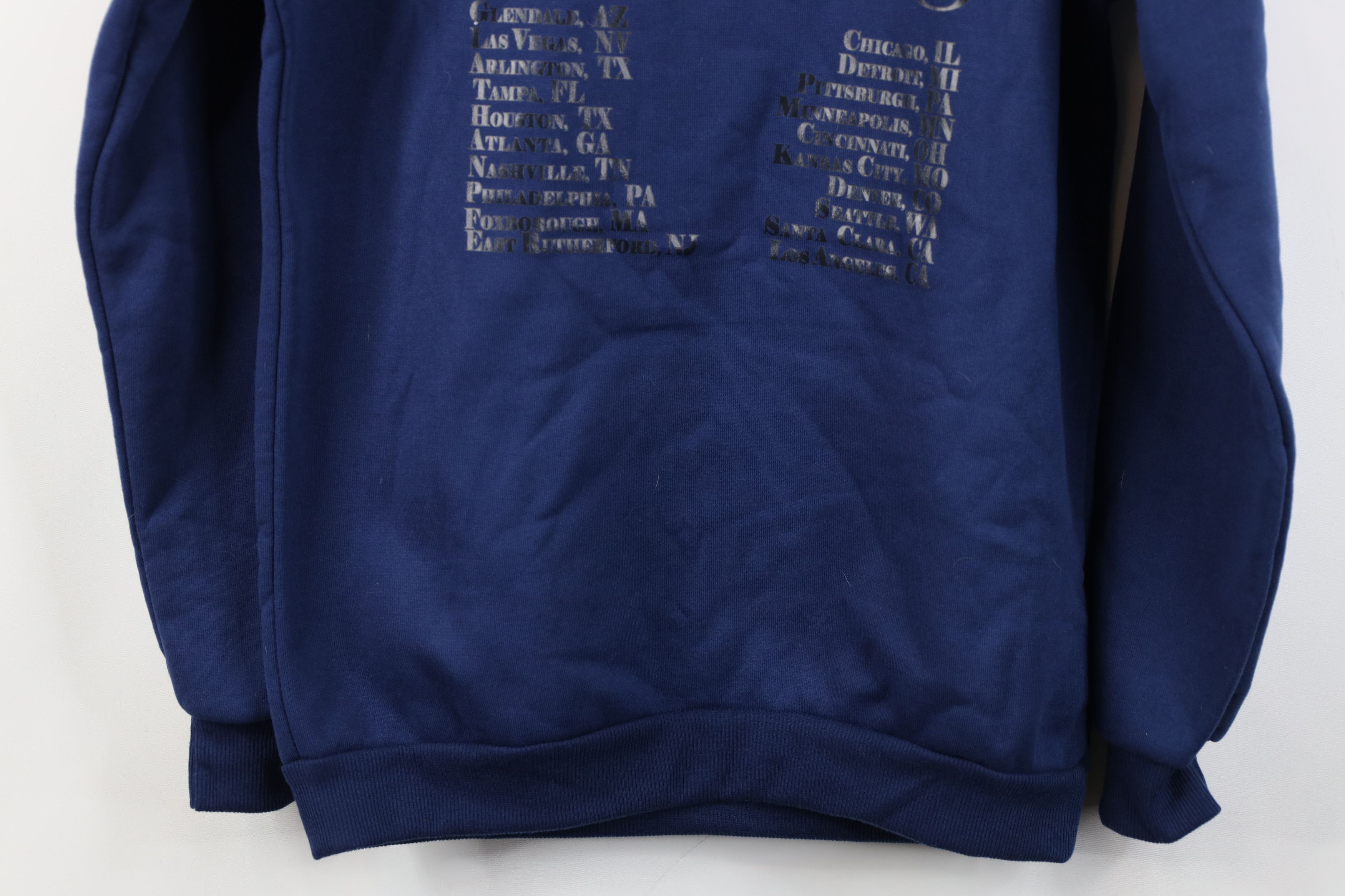 Vintage Taylor Swift The Eras Tour 2023 Hoodie Sweatshirt Navy Blue Size XL / US 12-14 / IT 48-50 - 16 Thumbnail