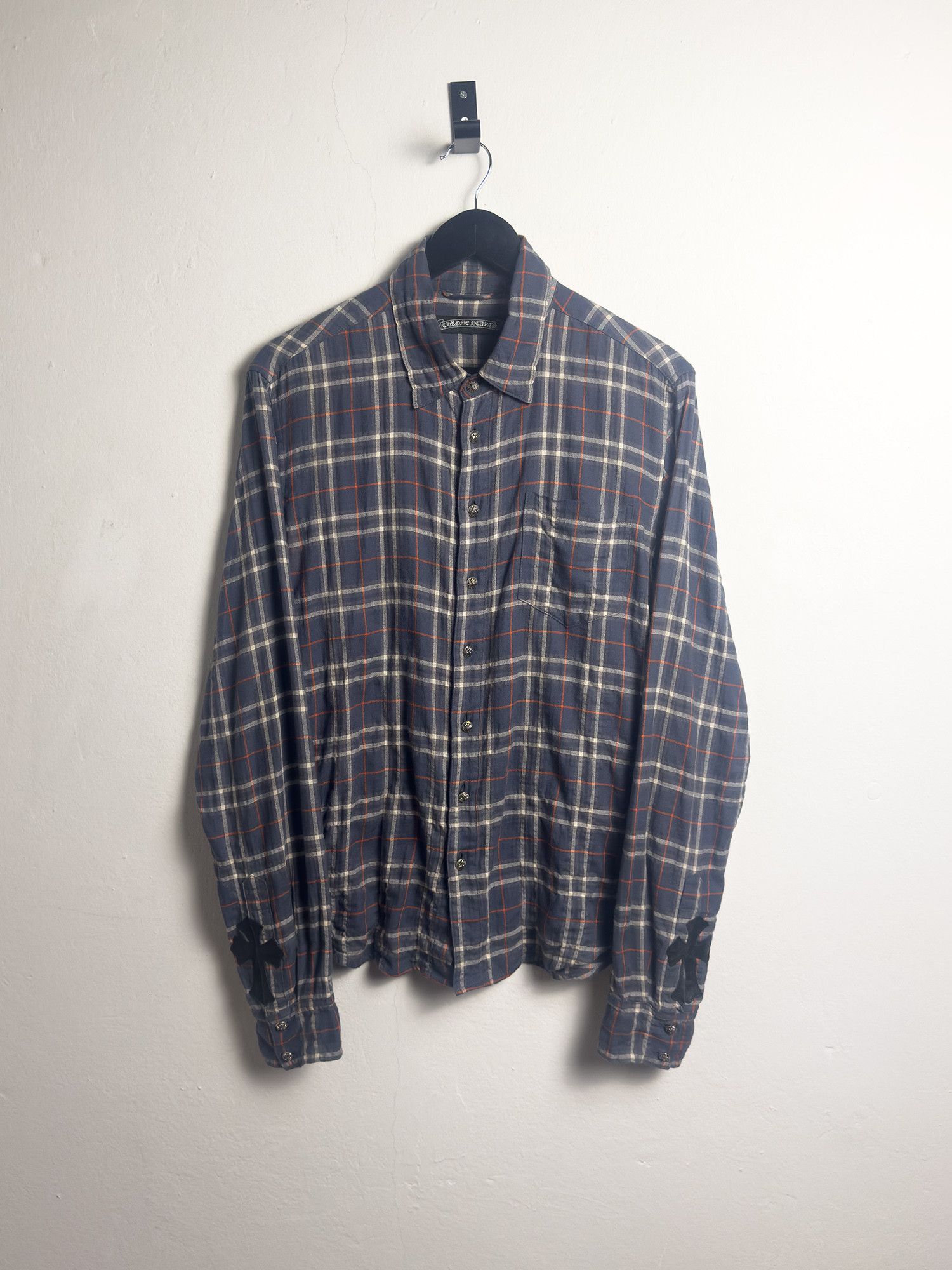 トップス Chrome Hearts Looseends LS Check Shirt Chrome Hearts Loose Ends Check Shirt | Grailed