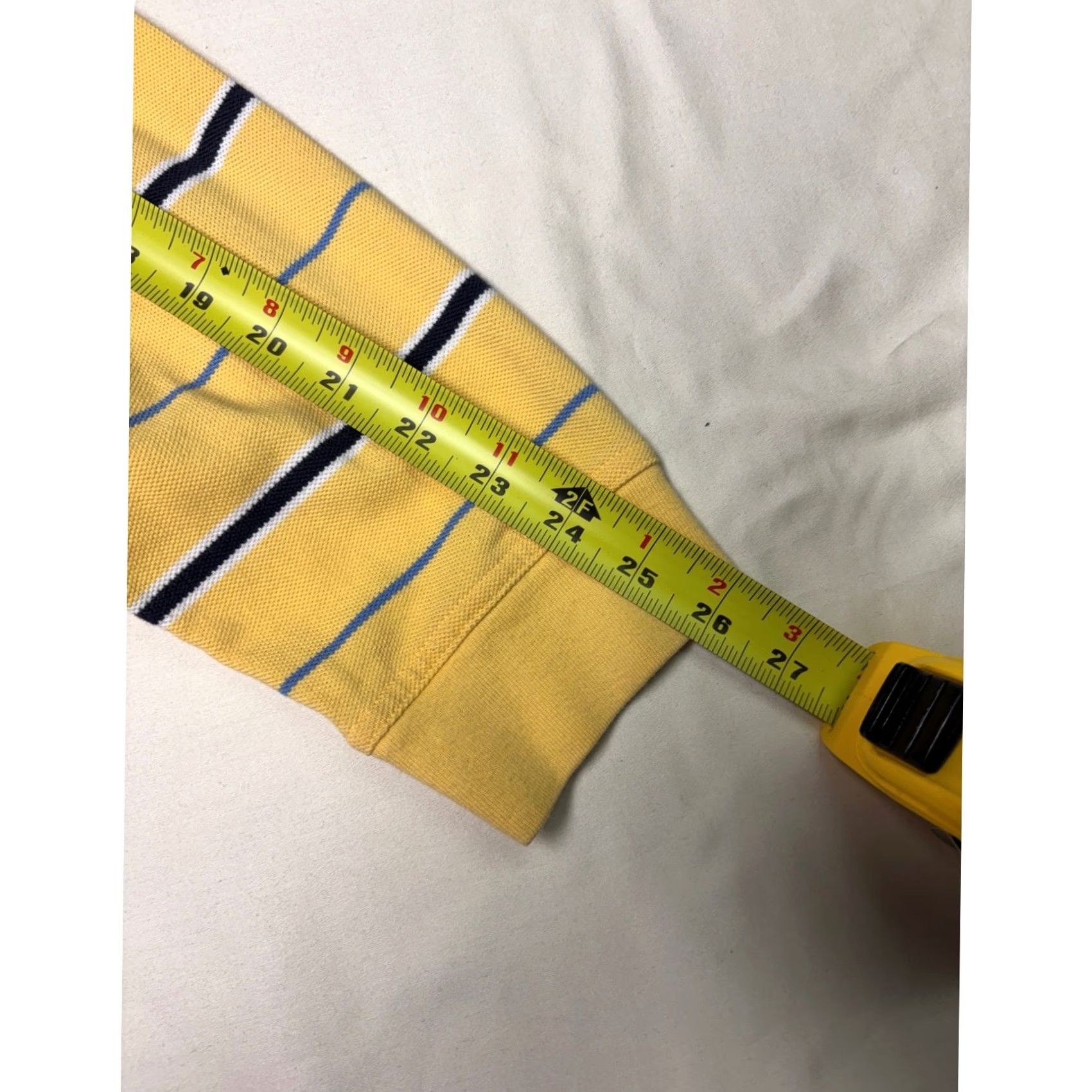 Brooks Brothers Brooks Brothers Polo Mens Striped Long Sleeve Shirt XL Yellow Blue 346 Preppy Cotton Button-Down Collar Classic Fit Logo Size US XL / EU 56 / 4 - 8 Thumbnail