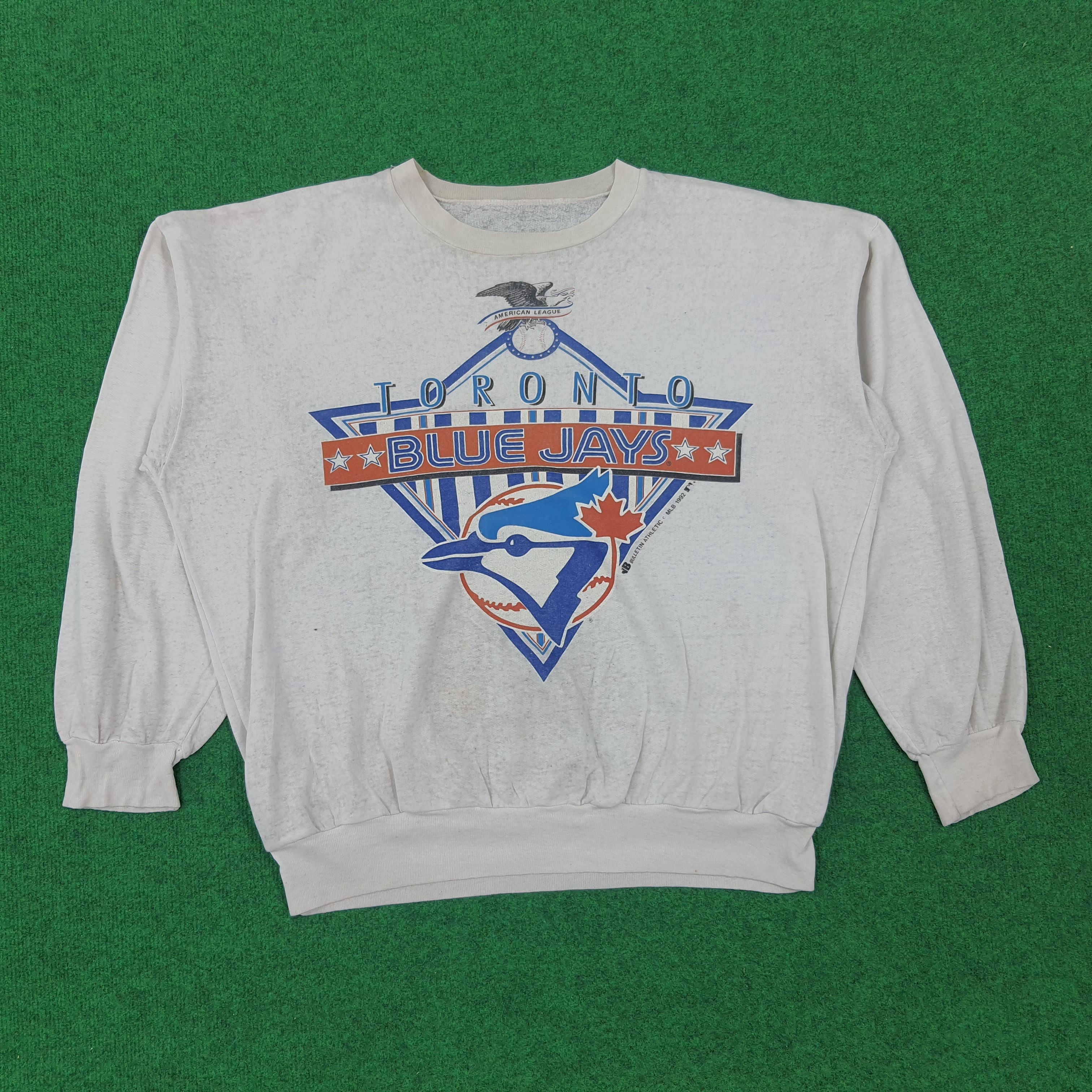 MLB × Vintage Vintage Athletic Toronto Blue Jays MLB 1992 Sweatshirt Size US L / EU 52-54 / 3 - 1 Thumbnail