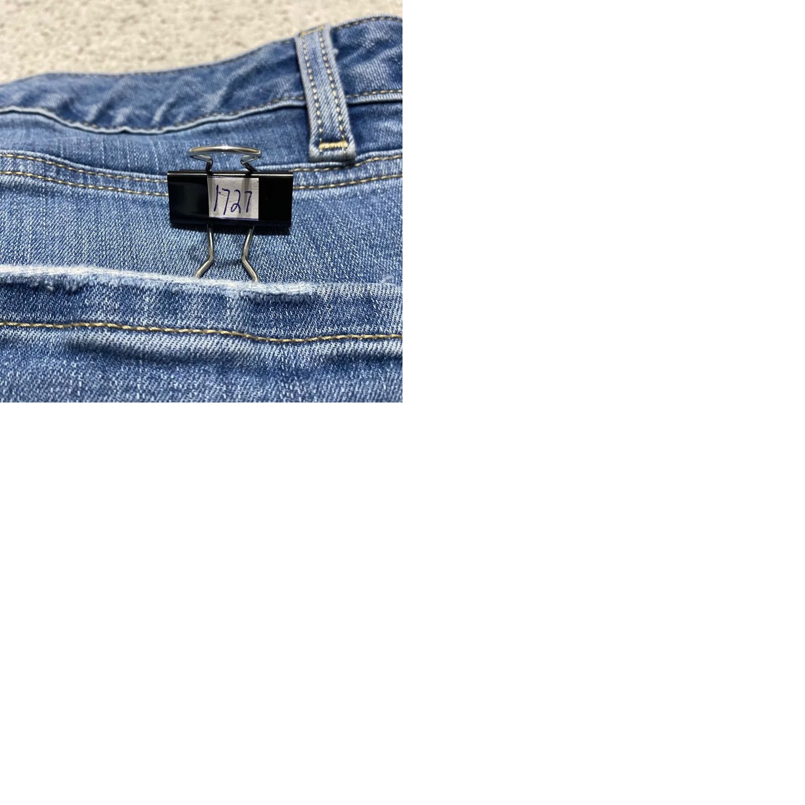 Vintage Lane Bryant Jeans Blue Denim Mid Rise Skinny 16 Regular 32 Inseam 5-Pocket Stretch AC Adult Womens Boys Girls N/A Size 38" / US 16 / IT 52 - 9 Thumbnail