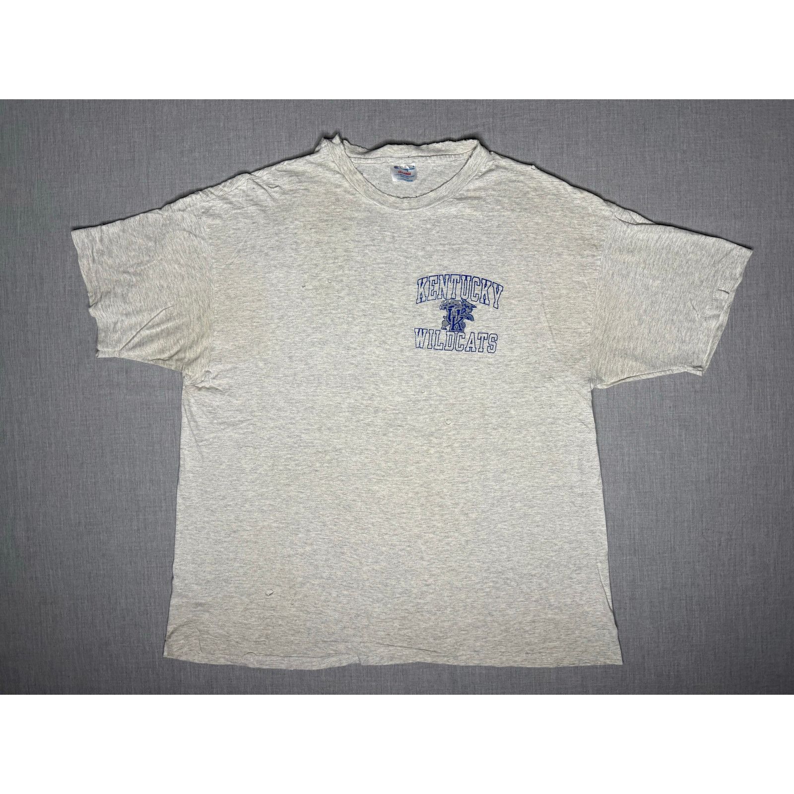 Champion × Vintage Vintage 90s Kentucky Wildcats UK Single Stitch T-shirt 2XL Size US XXL / EU 58 / 5 - 1 Thumbnail