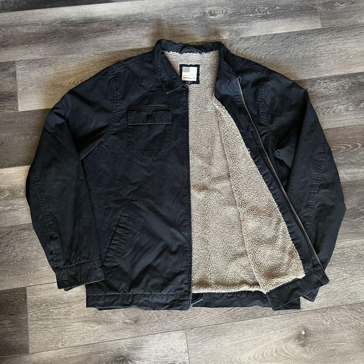 O'Neill Vintage 2000s O’neill Sherpa Fleece Lined Zip Up Work Jacket Size US XL / EU 56 / 4 - 1 Thumbnail