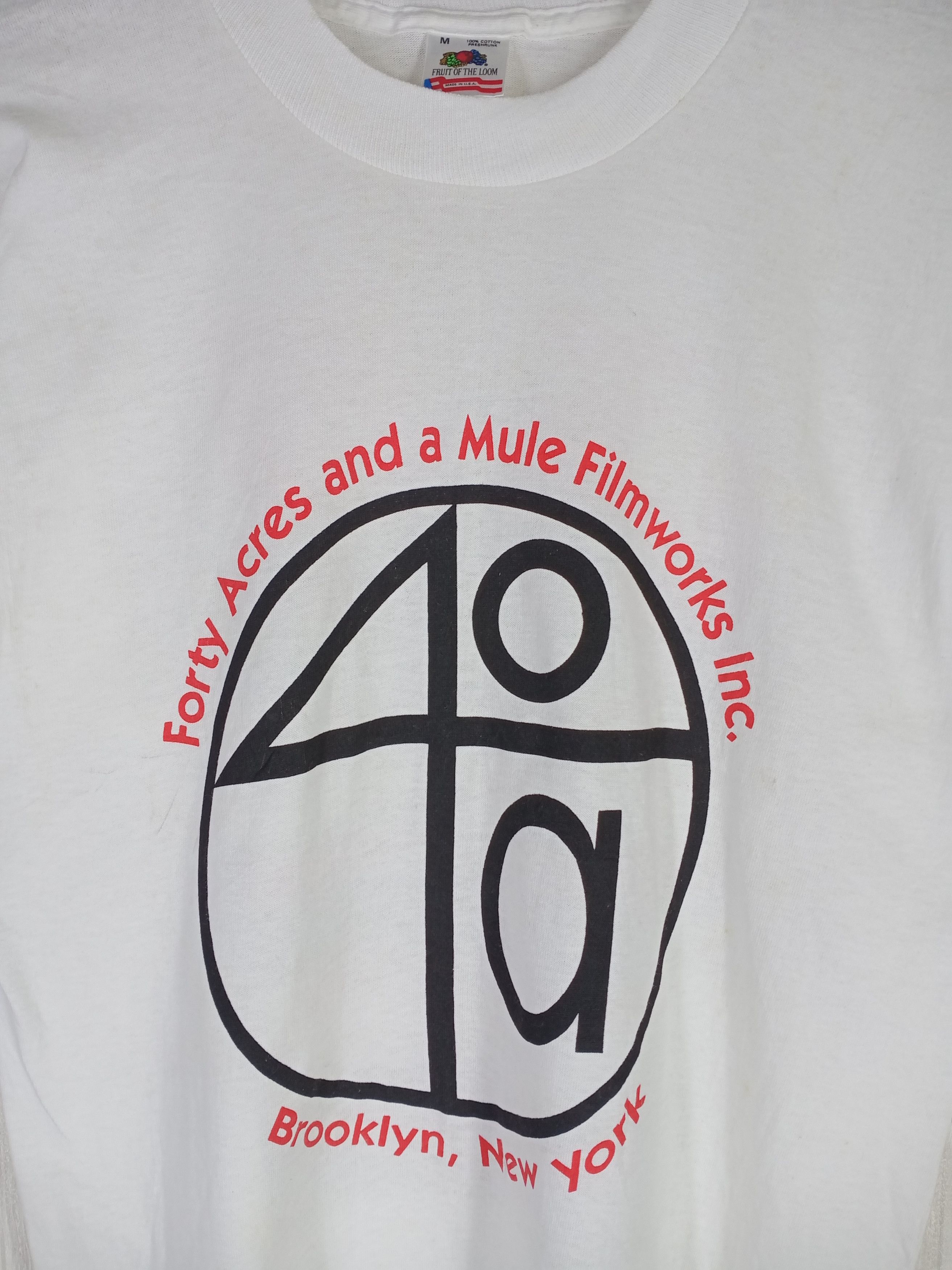 Rap Tees Vintage SPIKE LEE 40 acres and a mule Promo Tee Size US M / EU 48-50 / 2 - 5 Thumbnail