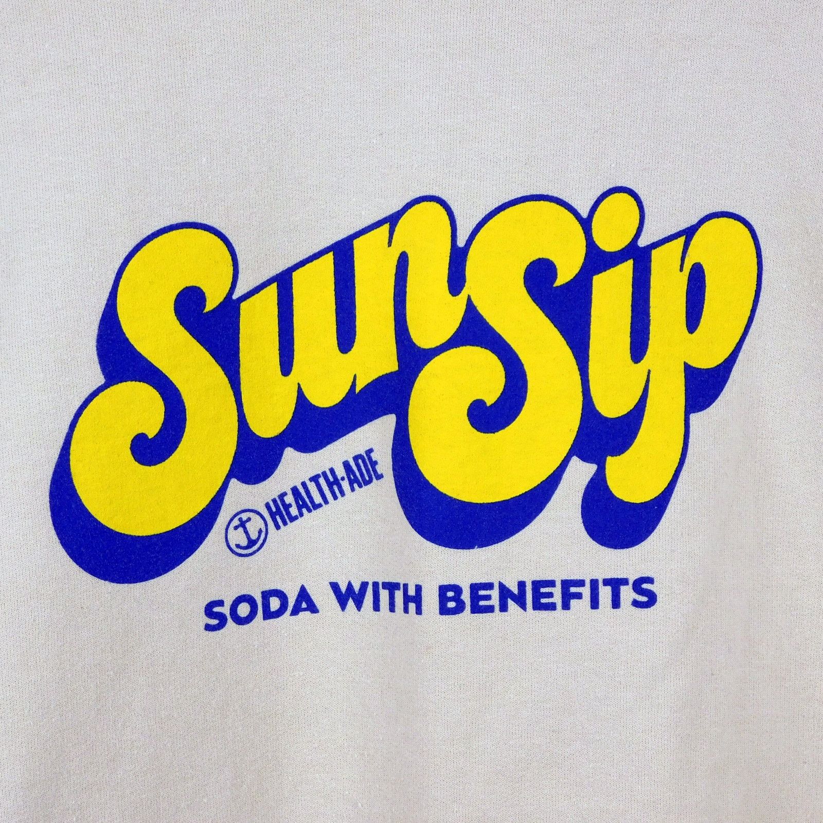 Gildan Sun Sip Soda Logo Sweatshirt Size XL Pullover Tan Size US XL / EU 56 / 4 - 4 Thumbnail