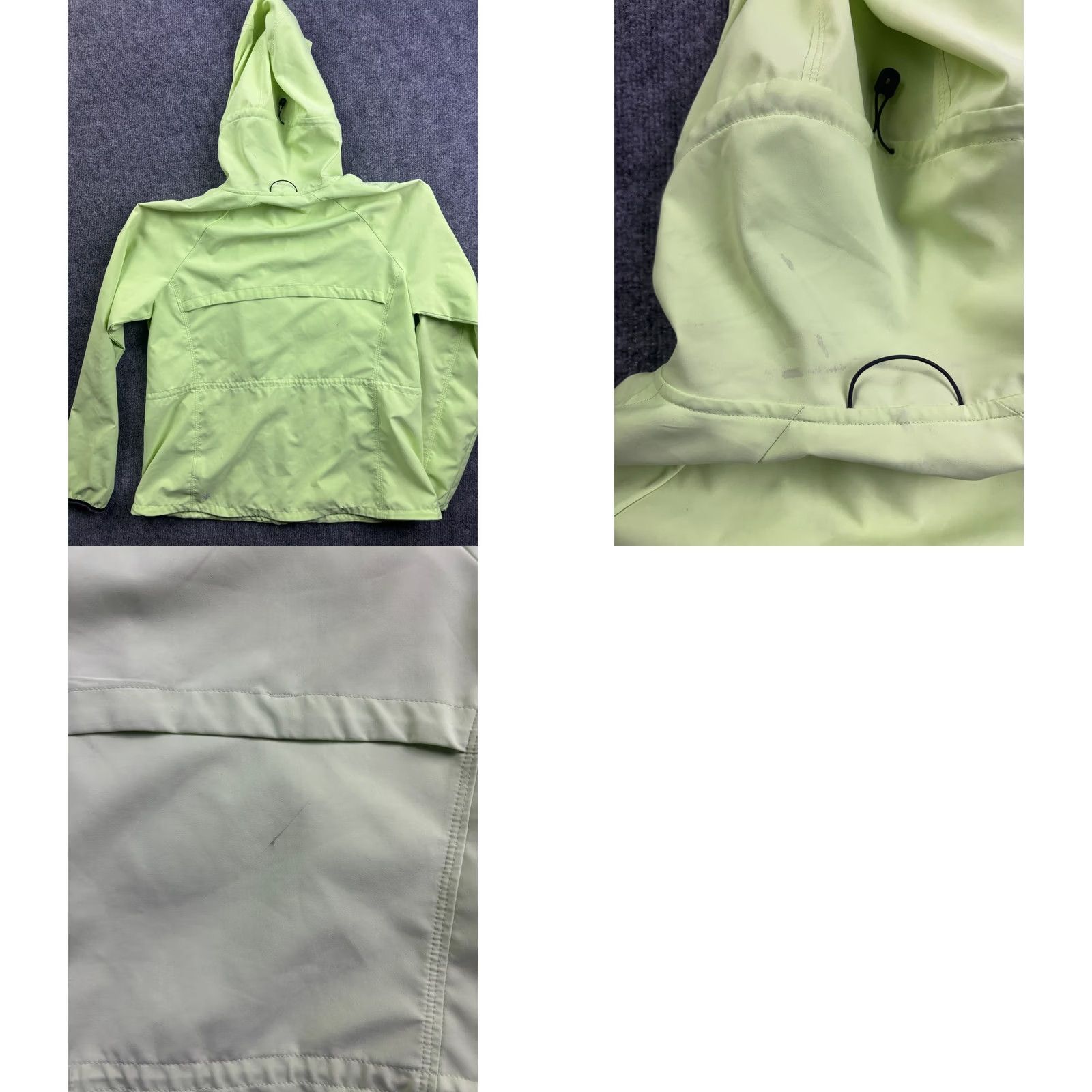 Athleta Athleta Windbreaker Jacket Women L Lime Green Full Zip Hooded Pockets Lightweight Wind-Resistant Quick Dry 1166 Size L / US 10 / IT 46 - 8 Thumbnail