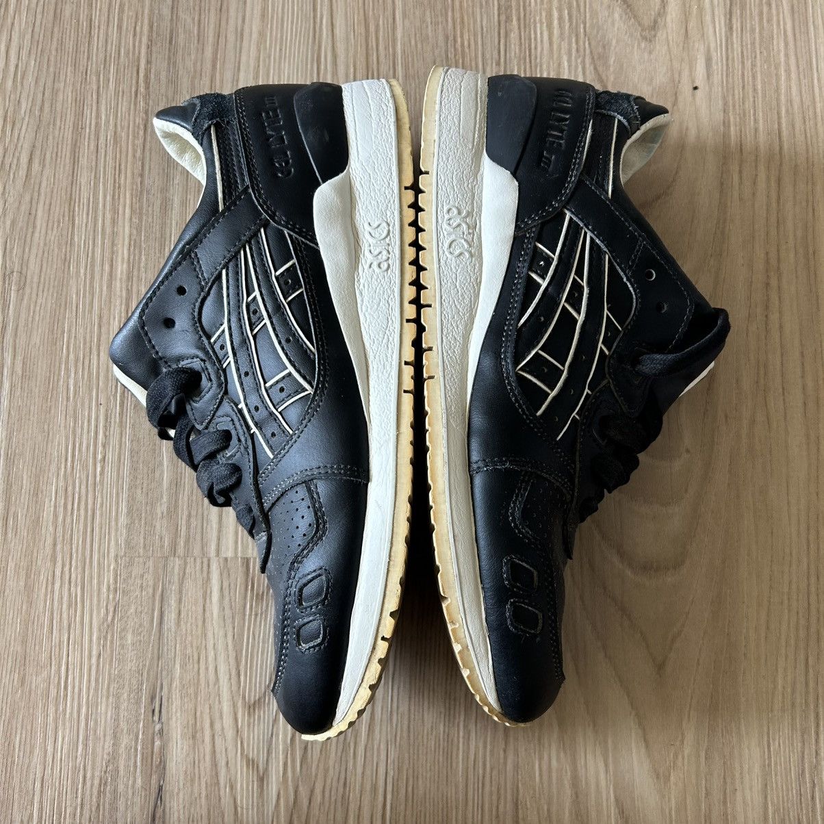 Asics Vintage Asics Gel Lyte 3 Black Leather Size US 8 / EU 41 - 2 Thumbnail