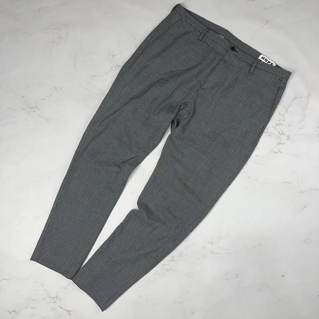 Hope HOPE Stockholm Casual Trousers Man Grey plaid pants Size US 32 / EU 48 - 1 Thumbnail