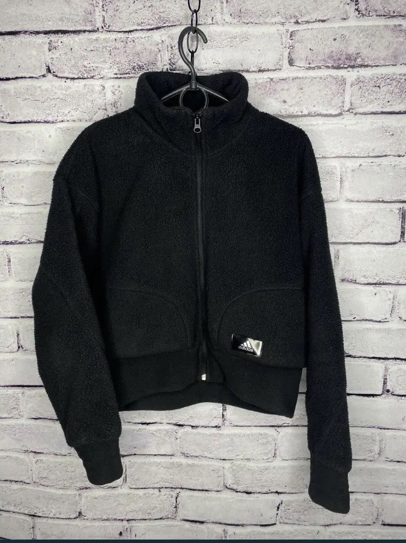 Adidas women fleece jacket adidas streetwear fresh collection 2022 Size S / US 4 / IT 40 - 1 Thumbnail