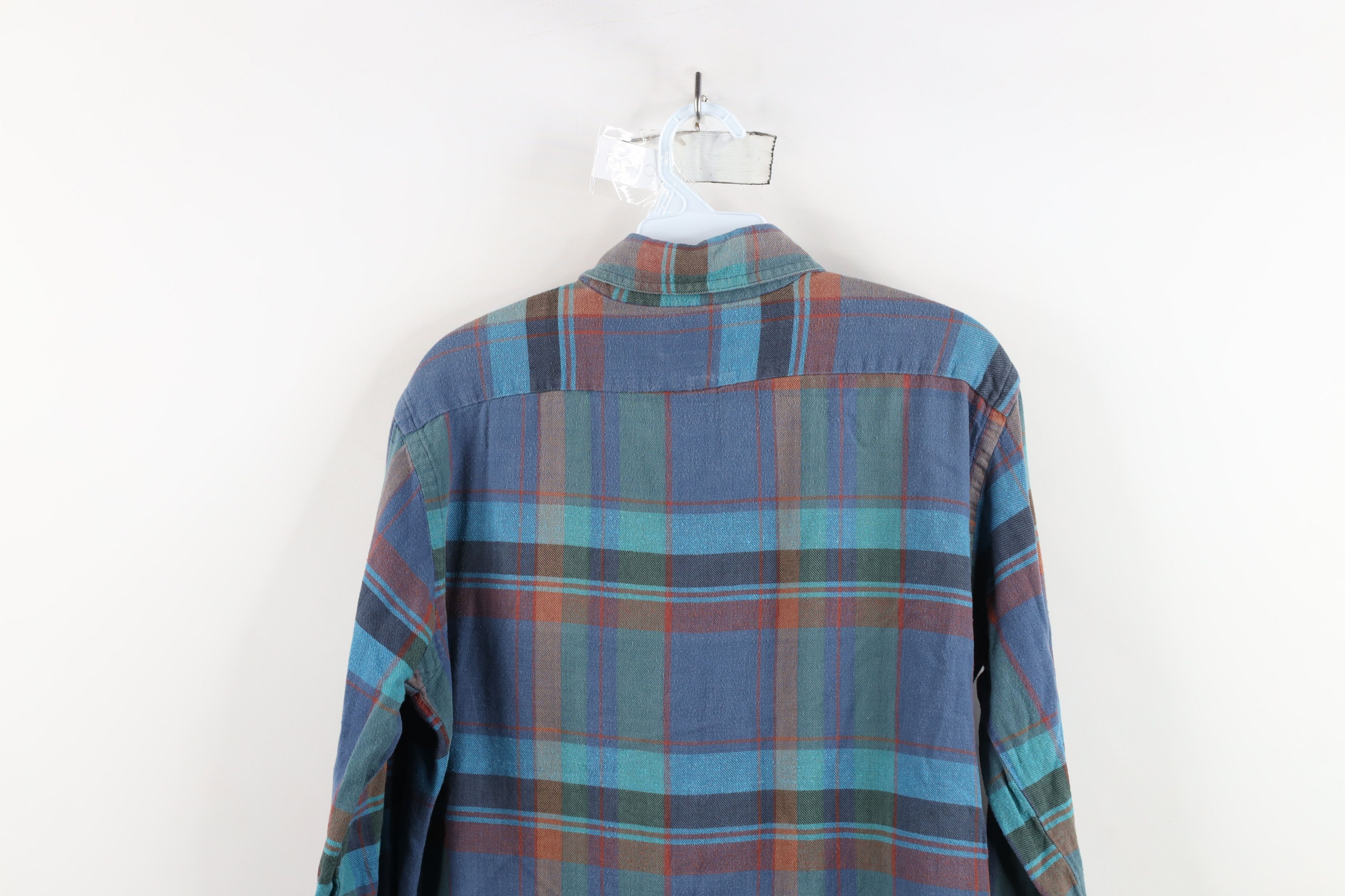 Vintage Vintage 90s Streetwear Rainbow Flannel Button Down Shirt Size US M / EU 48-50 / 2 - 11 Thumbnail