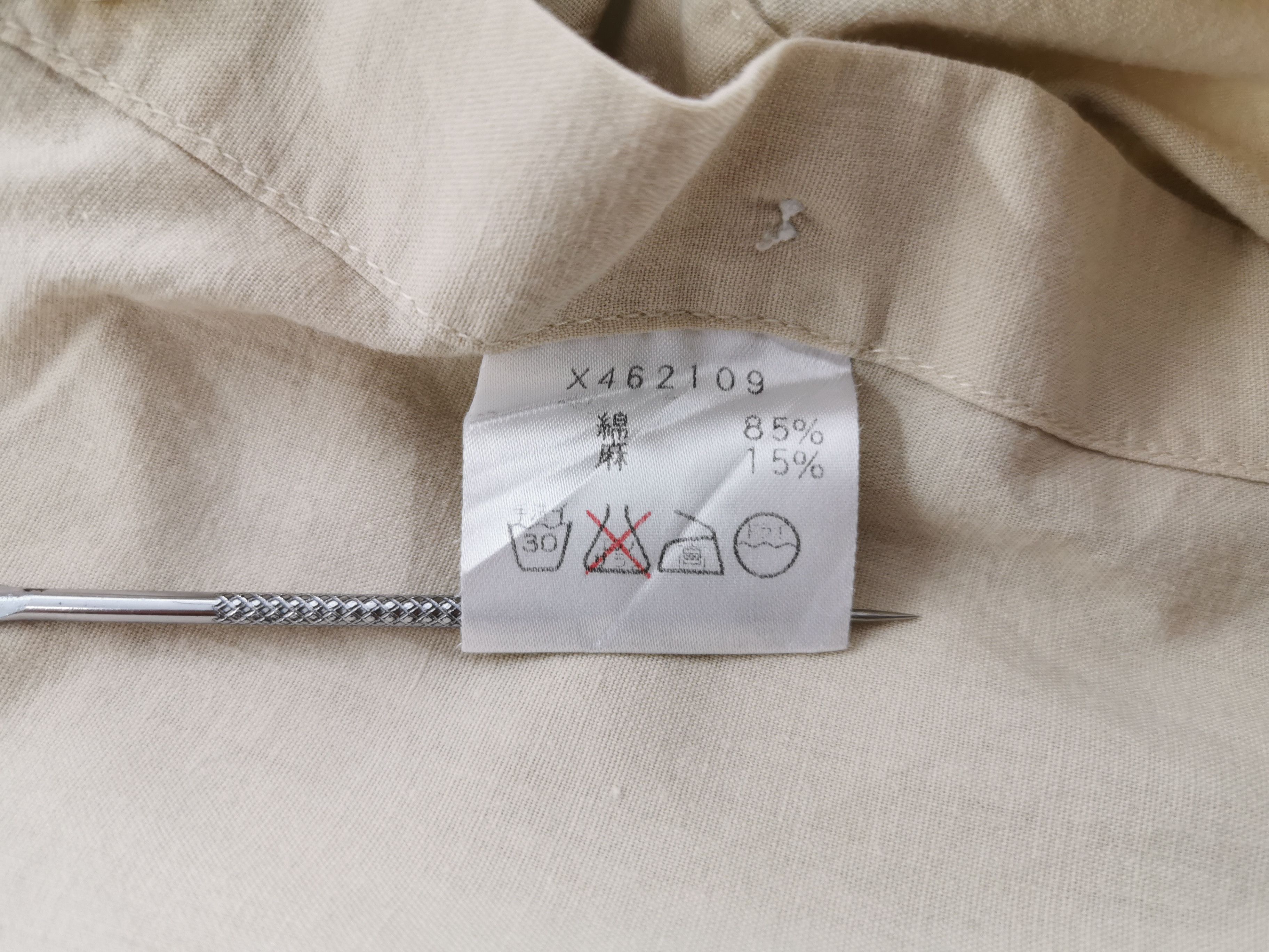 Yohji Yamamoto Vintage AAR Yohji Yamamoto Button Down Shirt Size M Size US M / EU 48-50 / 2 - 6 Thumbnail