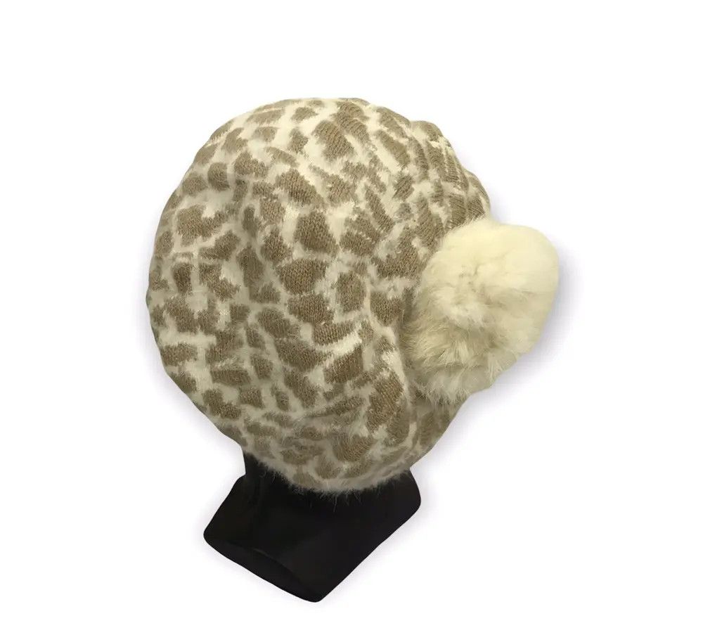 Japanese Brand Japanese Brand Leopard Design Beanie Hat Size ONE SIZE - 3 Thumbnail