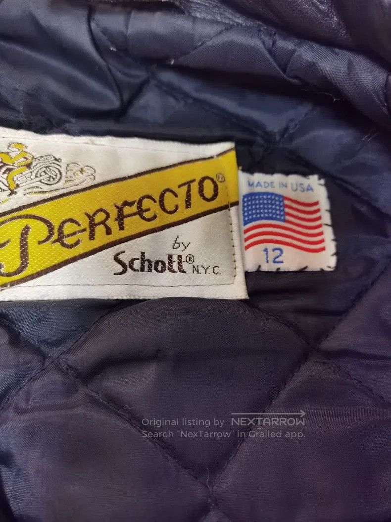 Schott Schott 618 leather jacket cable-stayed leather coat Size US S / EU 44-46 / 1 - 3 Thumbnail