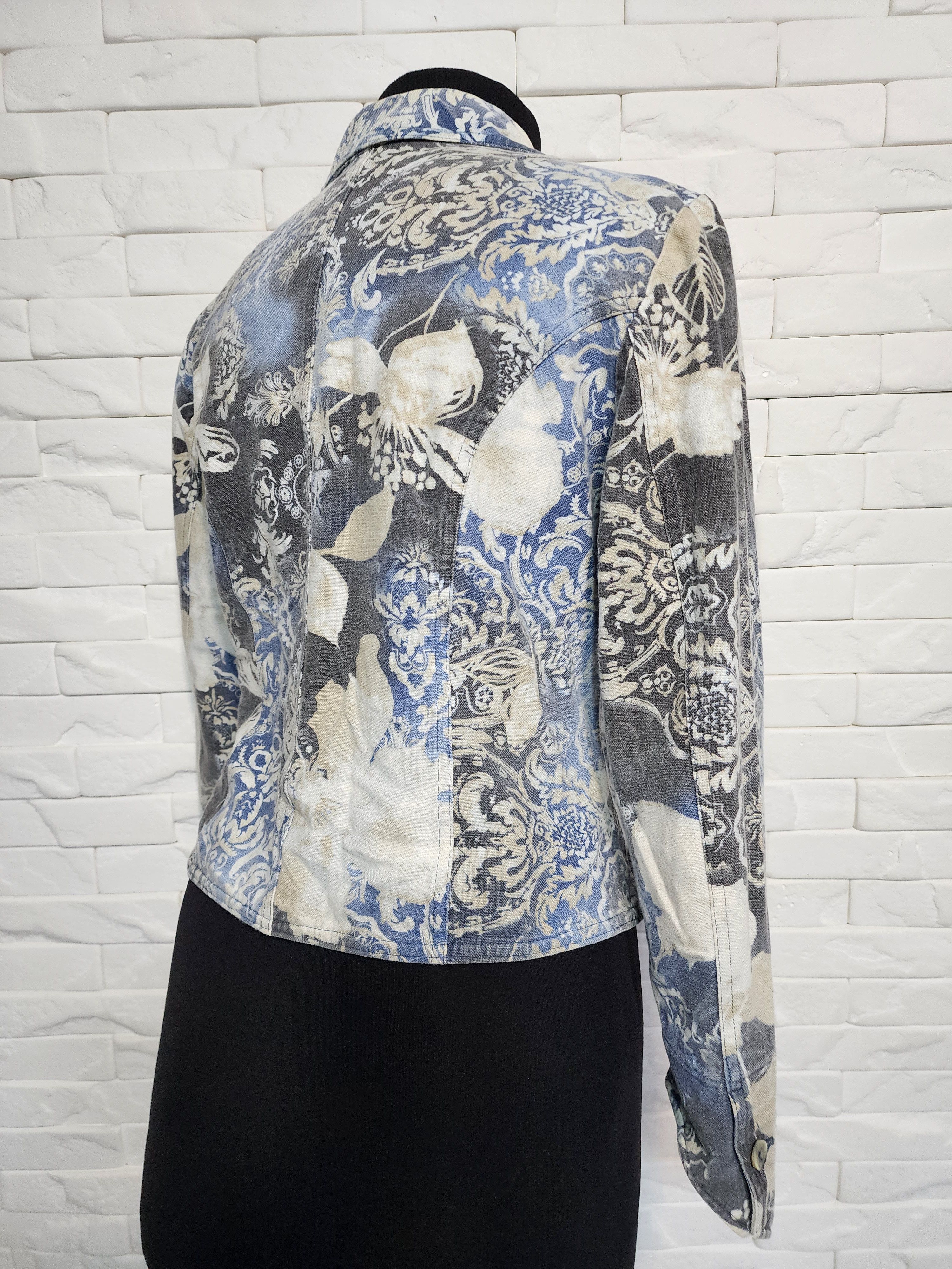 Other Denim Jacket: Women's Blue Jean Blazer Size M / US 6-8 / IT 42-44 - 5 Thumbnail