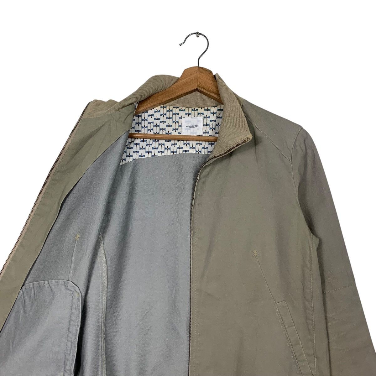 Japanese Brand POU DOU DOU Casual Turtleneck Jacket #2436-C109 Size M / US 6-8 / IT 42-44 - 10 Thumbnail