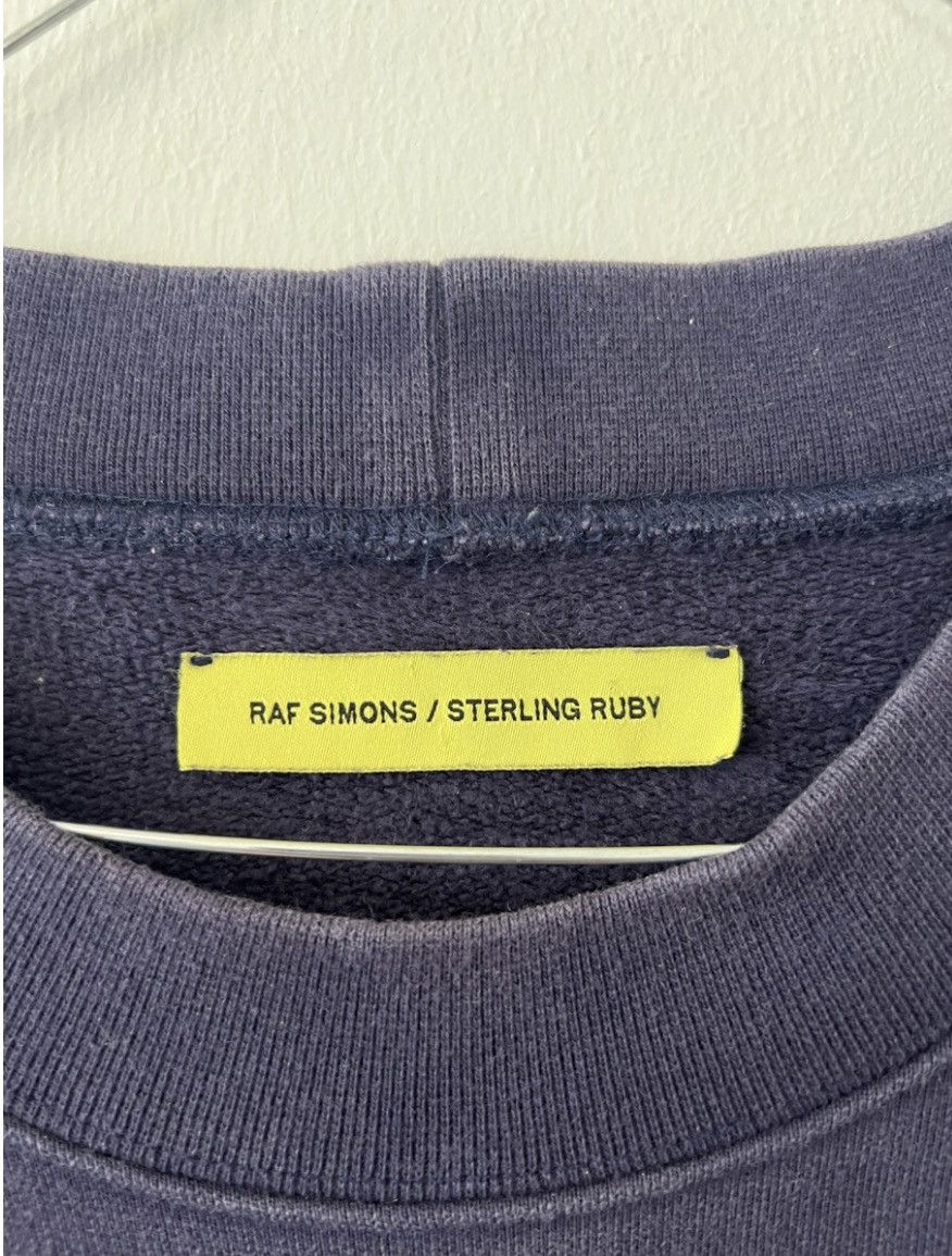 Raf Simons × Sterling Ruby Fathers // Abus lang shark bite sweater with text ribbing Size US XL / EU 56 / 4 - 2 Thumbnail