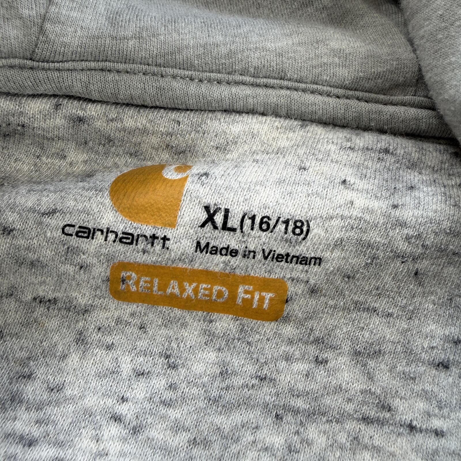 Carhartt Carhartt Full Zip Hoodie Womens XL Relaxed Fit Sweatshirt Size XL / US 12-14 / IT 48-50 - 4 Thumbnail