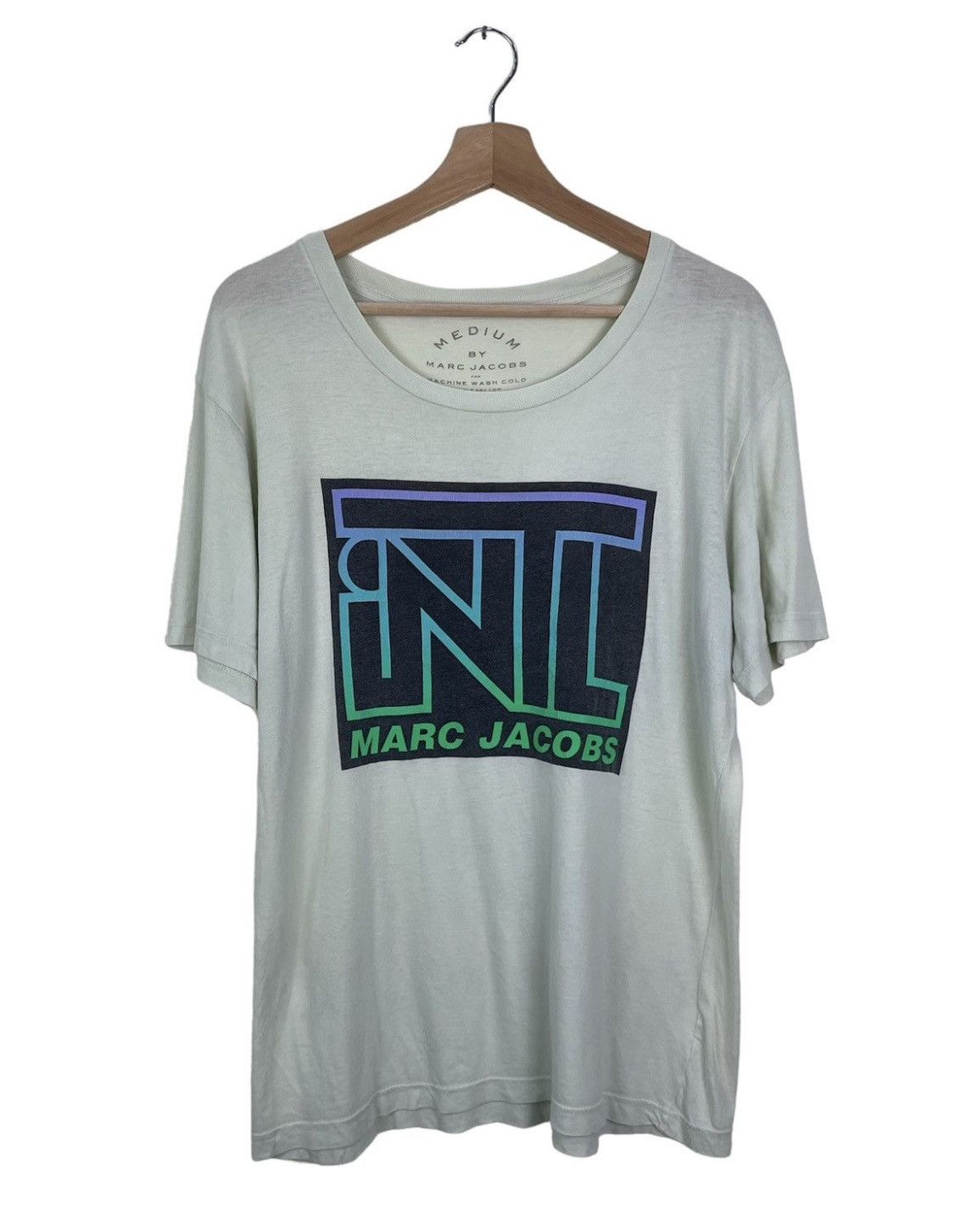 Marc Jacobs × Marc by Marc Jacobs × Vintage BY MARC JACOBS Intl Logo Tee - Y2K Designer Streetwear Size US M / EU 48-50 / 2 - 1 Thumbnail