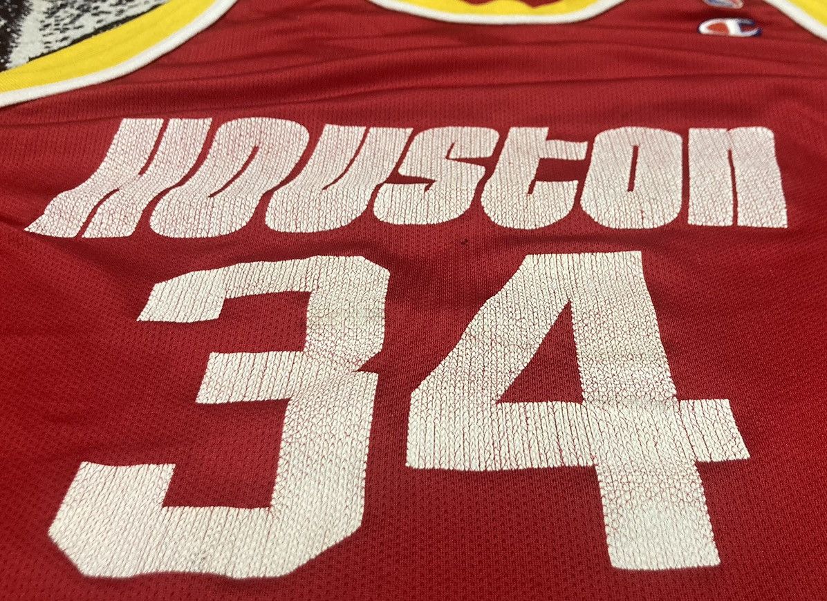 Champion × NBA × Vintage VTG 90’s Huston Rockets Hakeem Olajuwon NBA Jersey Champion Size US XL / EU 56 / 4 - 3 Thumbnail