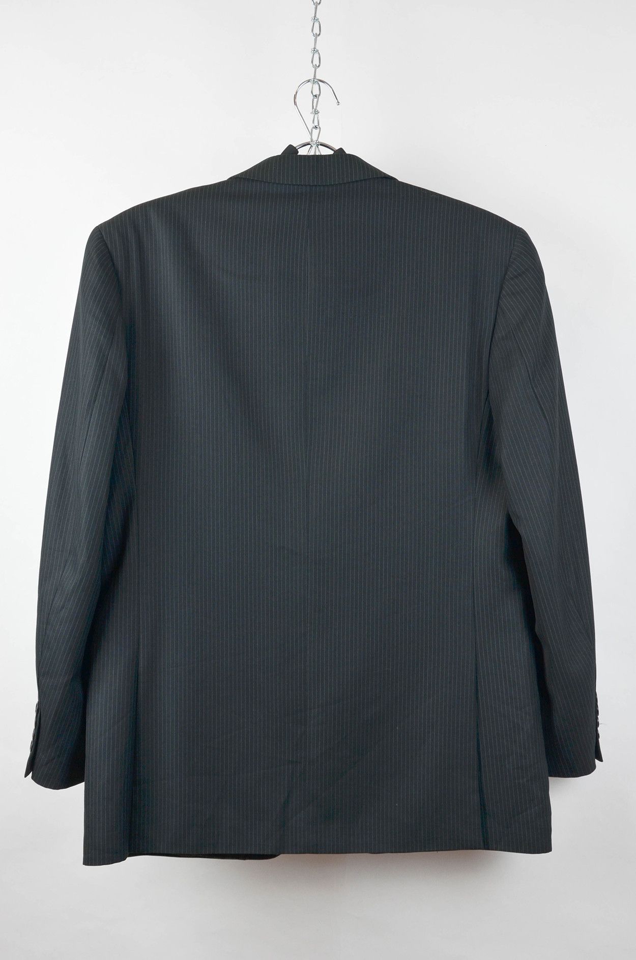 Armani Collezioni Emporio Armani Collezioni Vintage Pinstripe Blazer 50L Size 48R - 2 Thumbnail