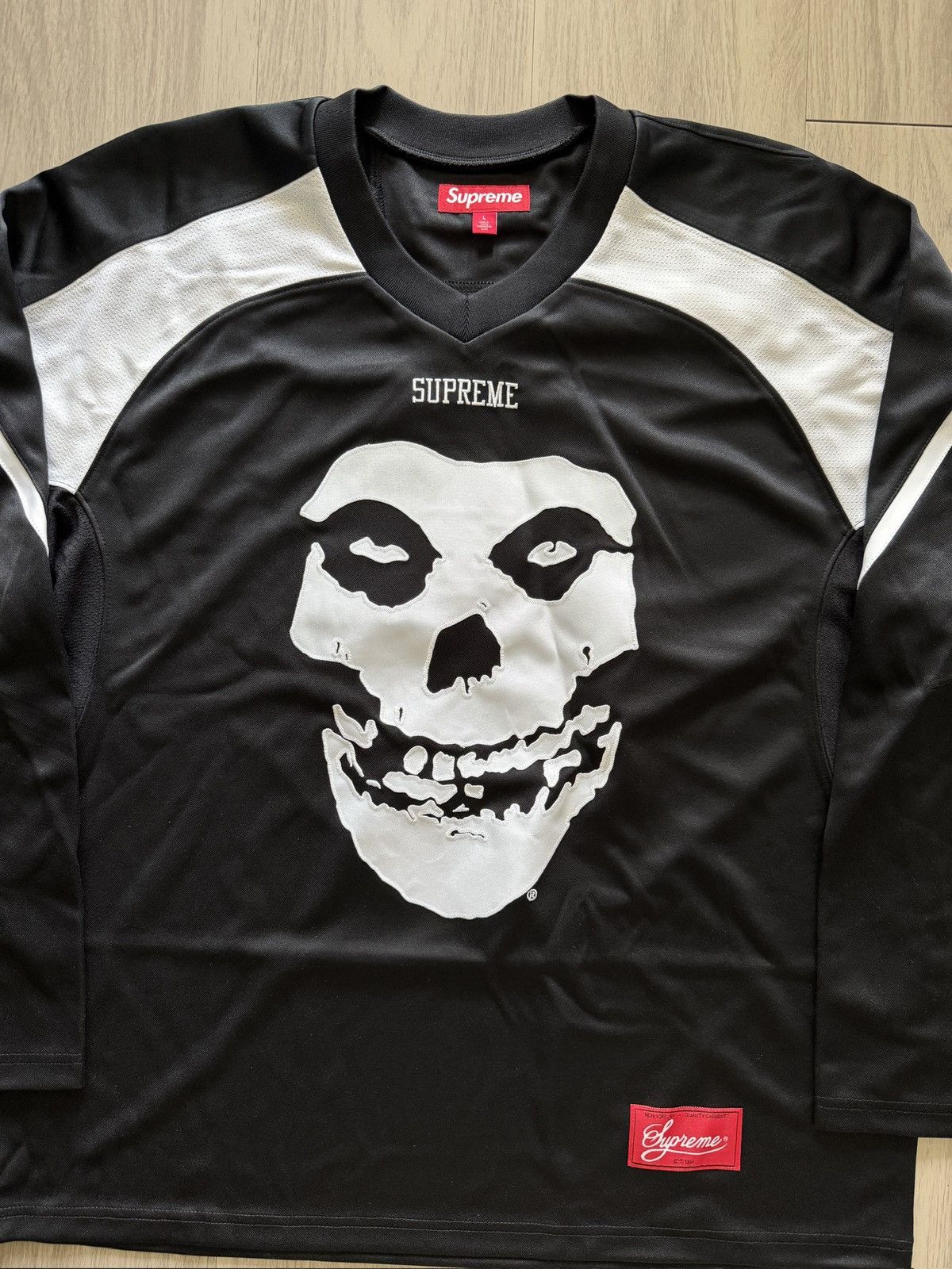 Supreme Supreme The Misfits Hockey Jersey Black Size US XL / EU 56 / 4 - 2 Thumbnail