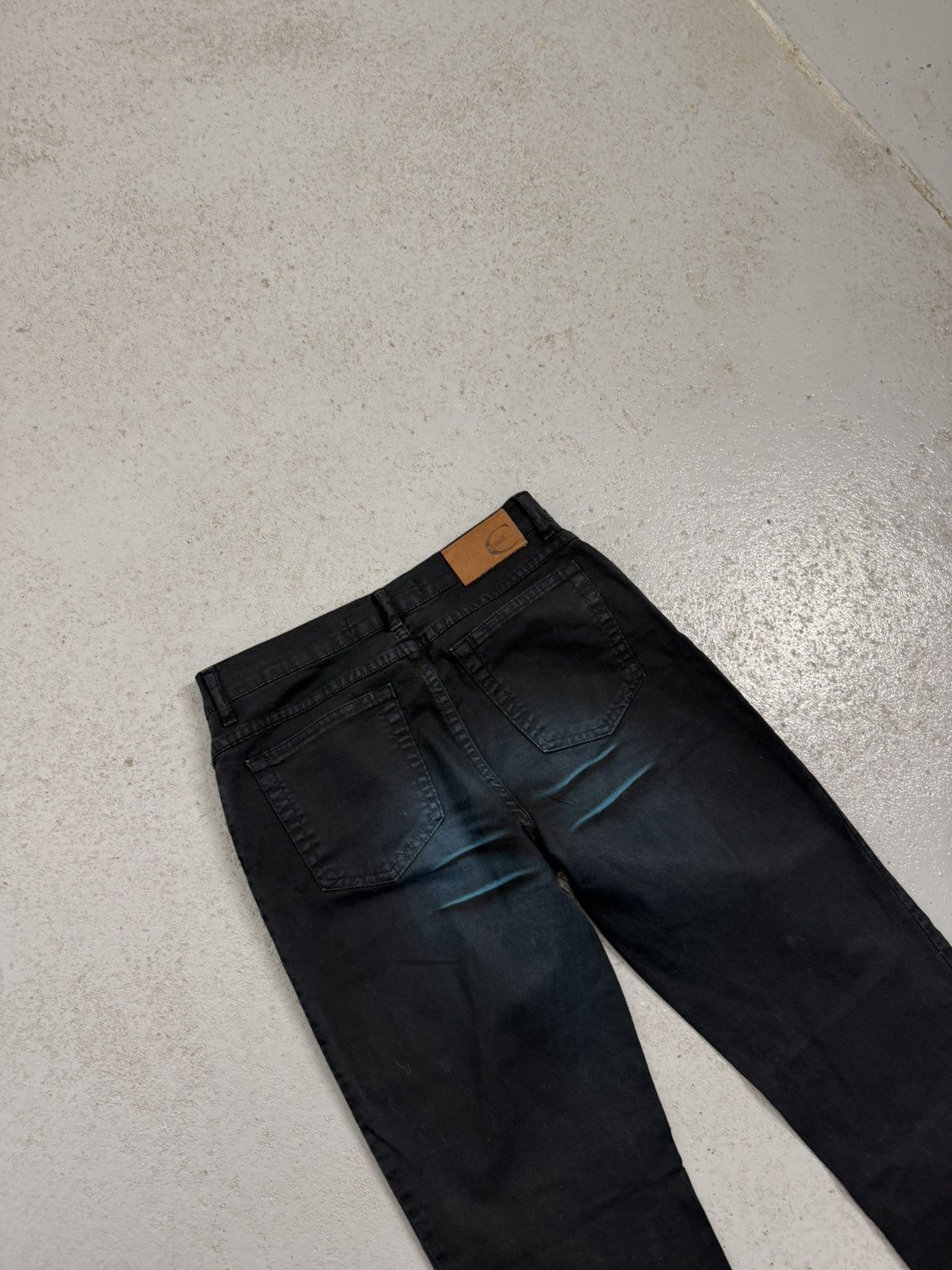 Just Cavalli Vintage Just Cavalli Blue Waves Flared Overprinted Jeans Size 28" / US 6 / IT 42 - 14 Thumbnail