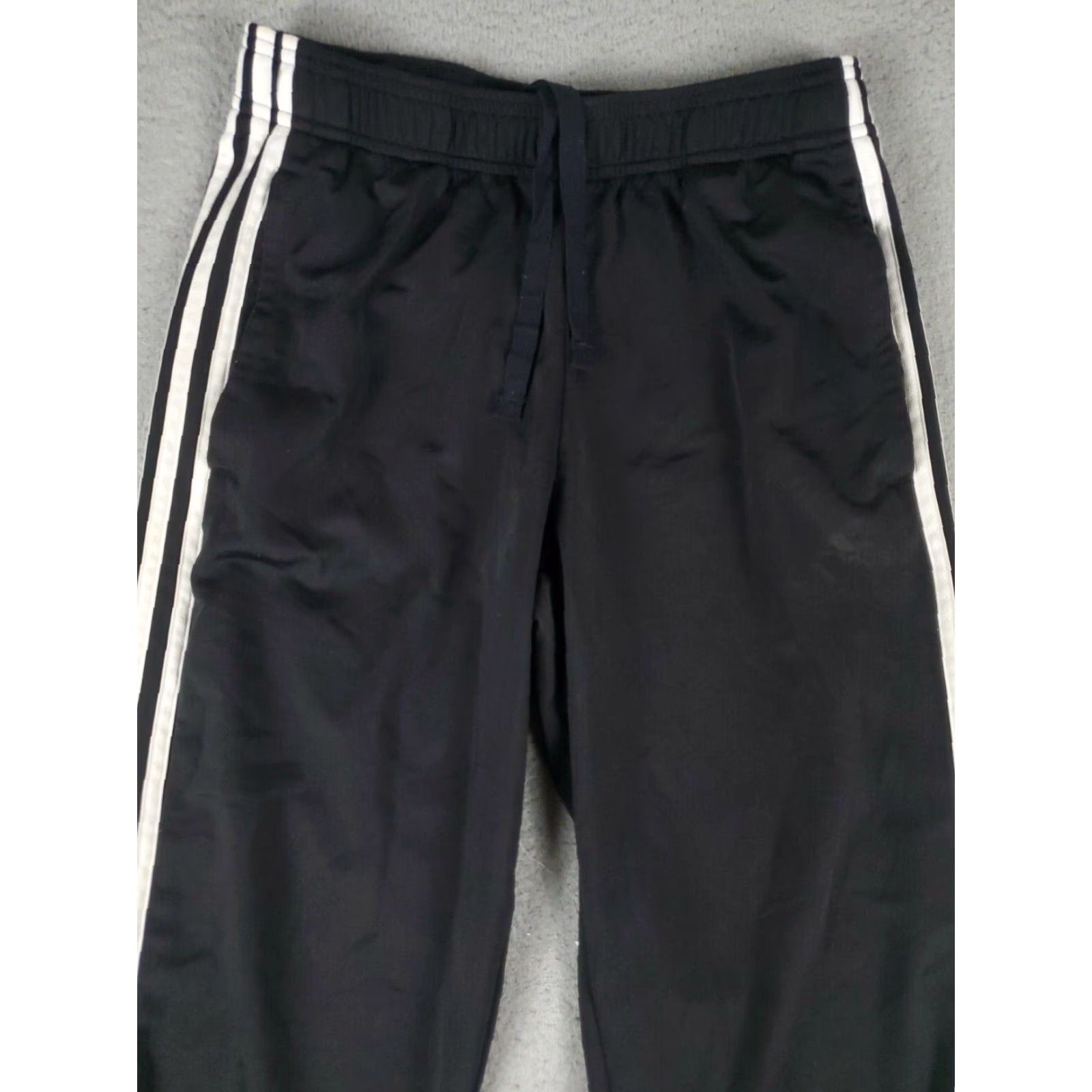 Adidas Adidas Pants Mens Small Black Running Track Sweatpants Joggers Size US 29 - 2 Thumbnail
