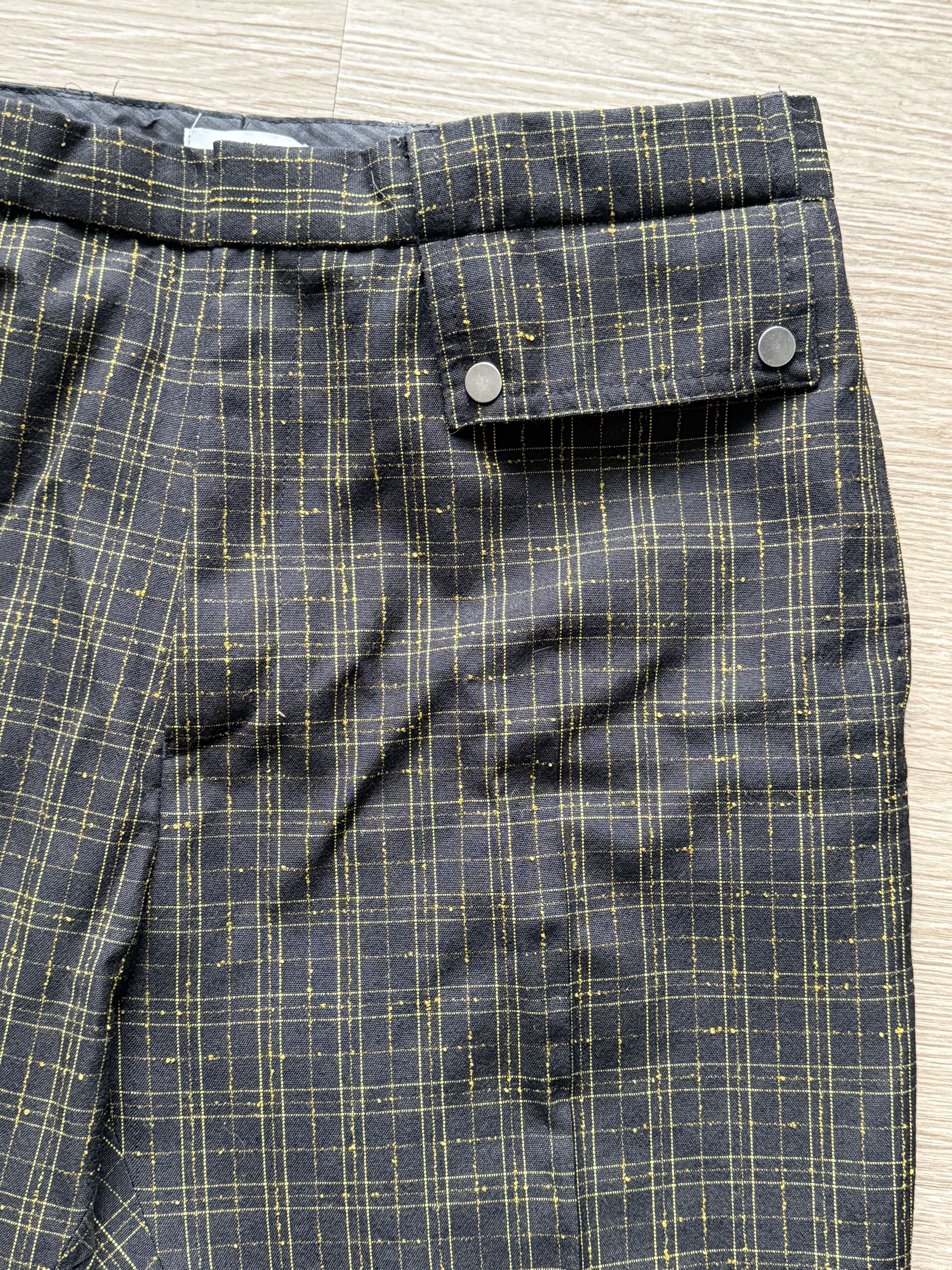 CMMN SWDN Stenson Neon Check Tapered Pants Size US 36 / EU 52 - 3 Thumbnail