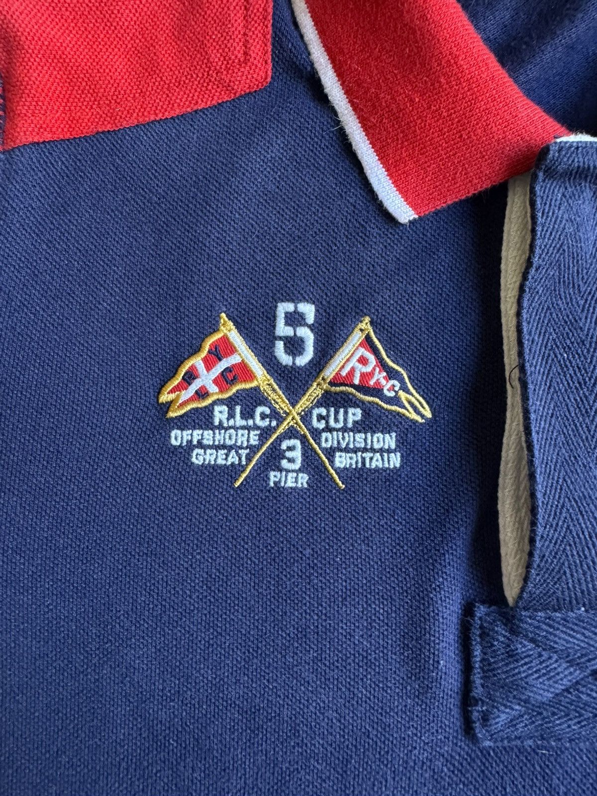Polo Ralph Lauren × Ralph Lauren Chief Keef Ralph Lauren GBR Skinny Fit Polo Size US S / EU 44-46 / 1 - 5 Thumbnail