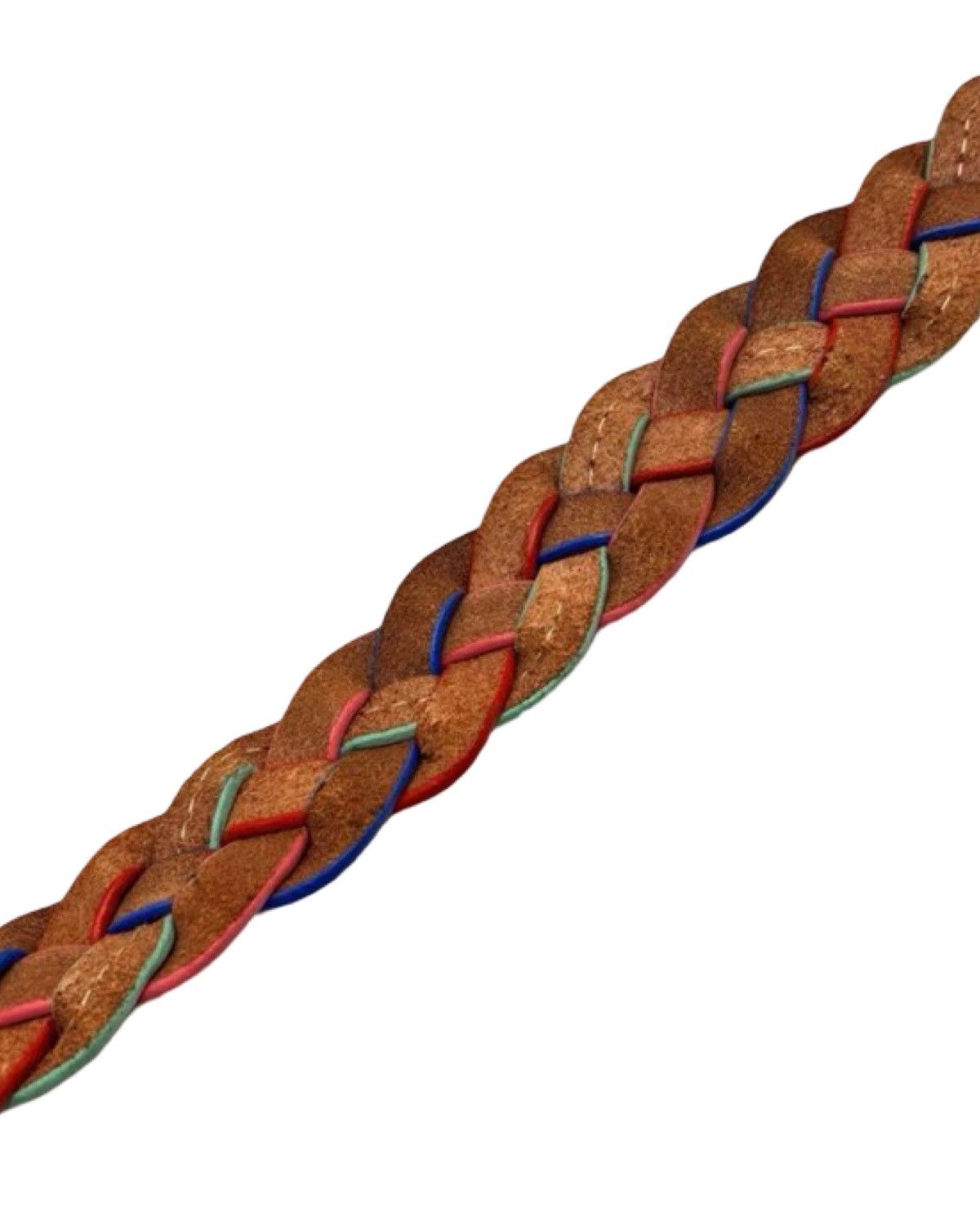 Vivienne Westwood Multi Color Braided Leather Belt Size ONE SIZE - 3 Thumbnail
