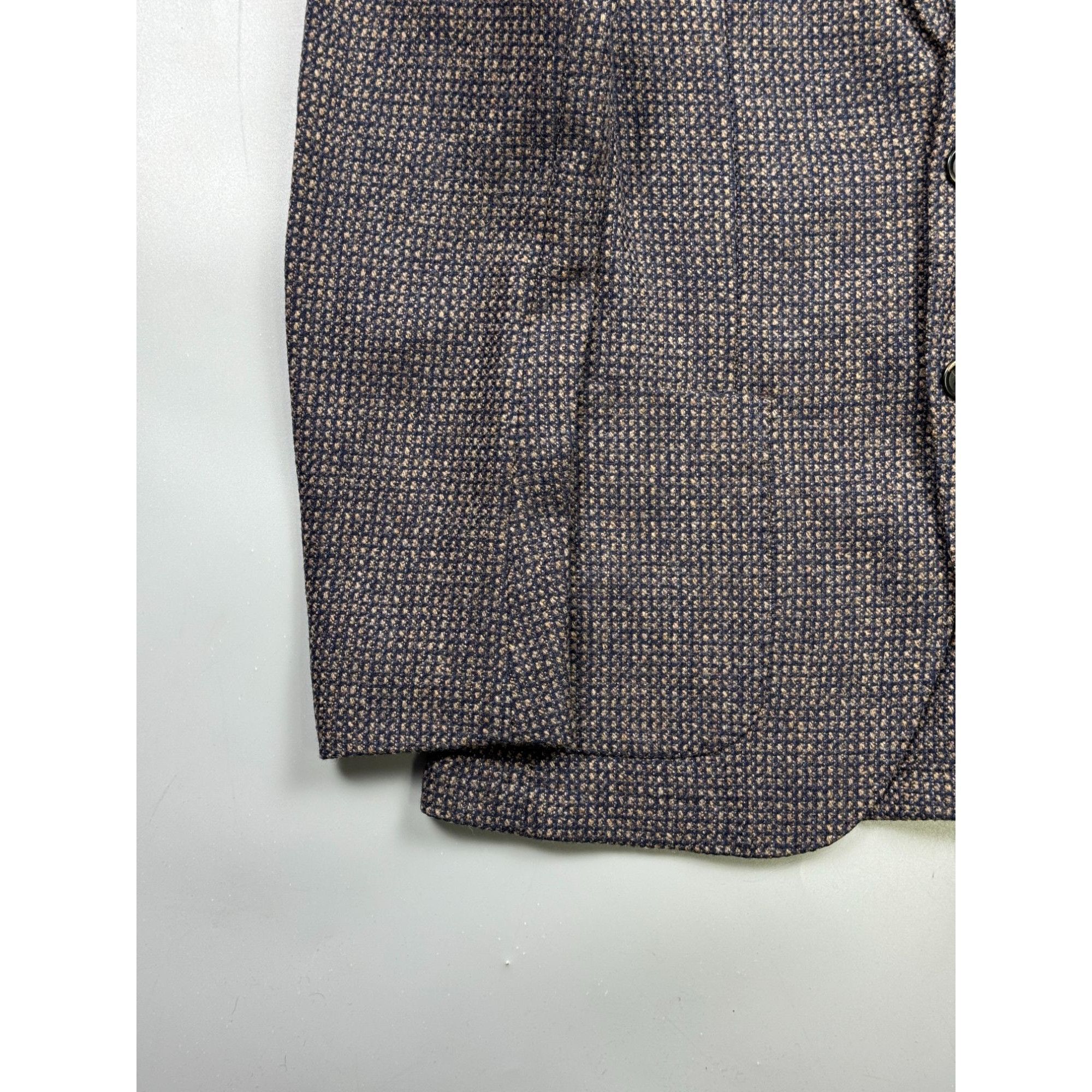 Paoloni Paoloni Wool Cotton Cashmere Blend Knitted Blazer (Y1246) Size 40R - 2 Thumbnail
