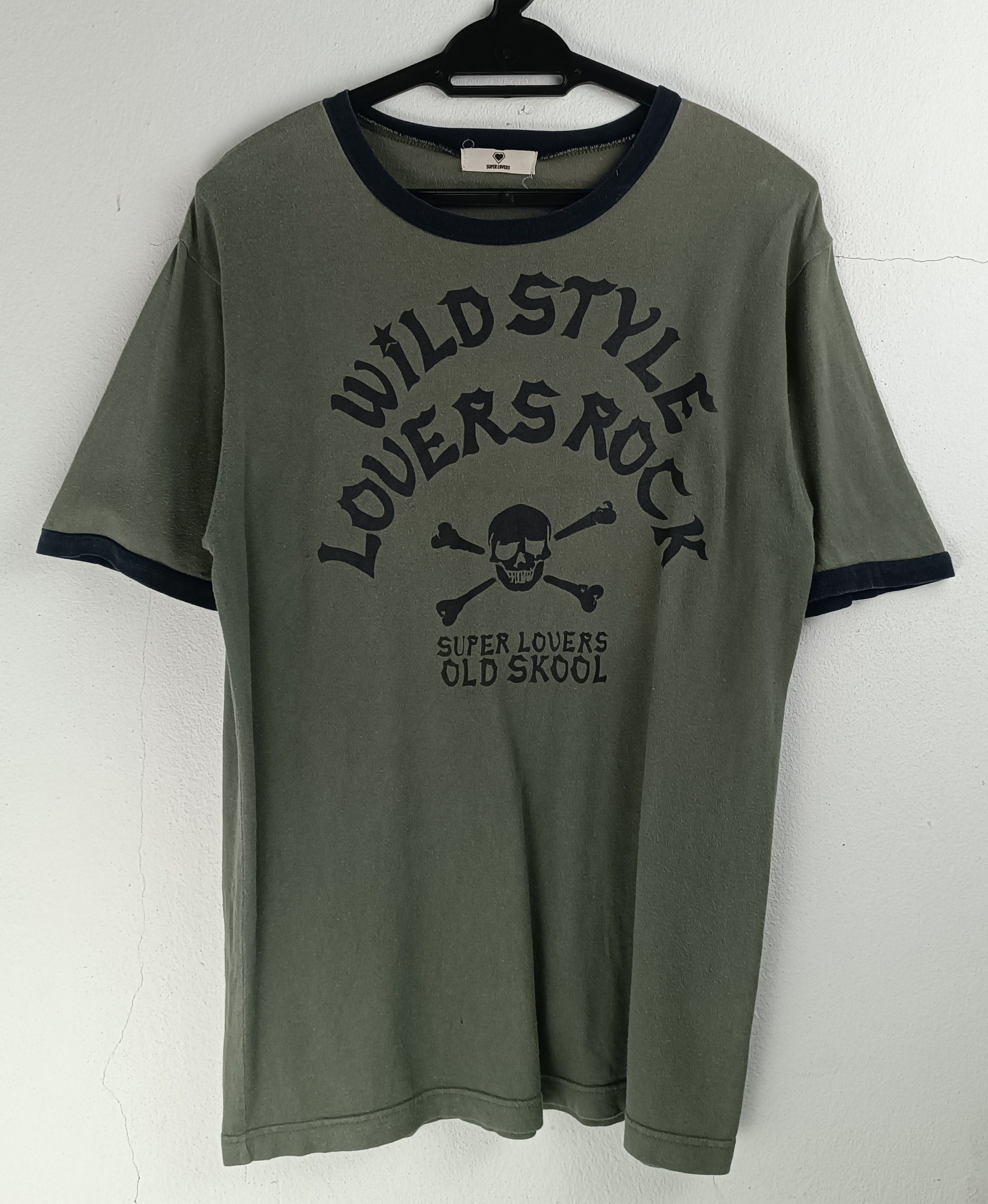 Japanese Brand VINTAGE Y2K SUPER LOVERS WILDSTYLE LOVERS ROCK VERY RARE TEE Size US M / EU 48-50 / 2 - 3 Thumbnail