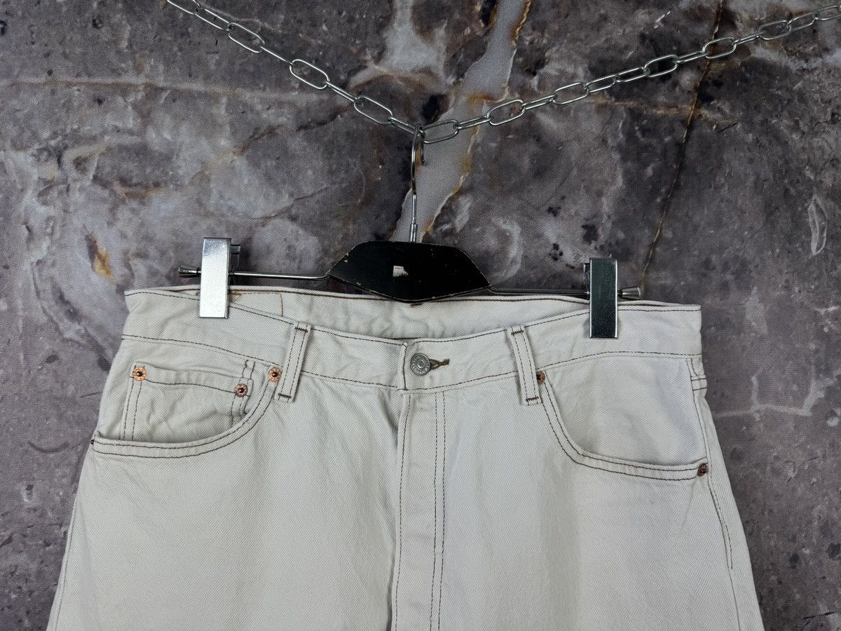 Levi's Men’s Levi’s 501 White Jeans Vintage USA 🇺🇸 Size W36 L30 Size US 36 / EU 52 - 2 Thumbnail
