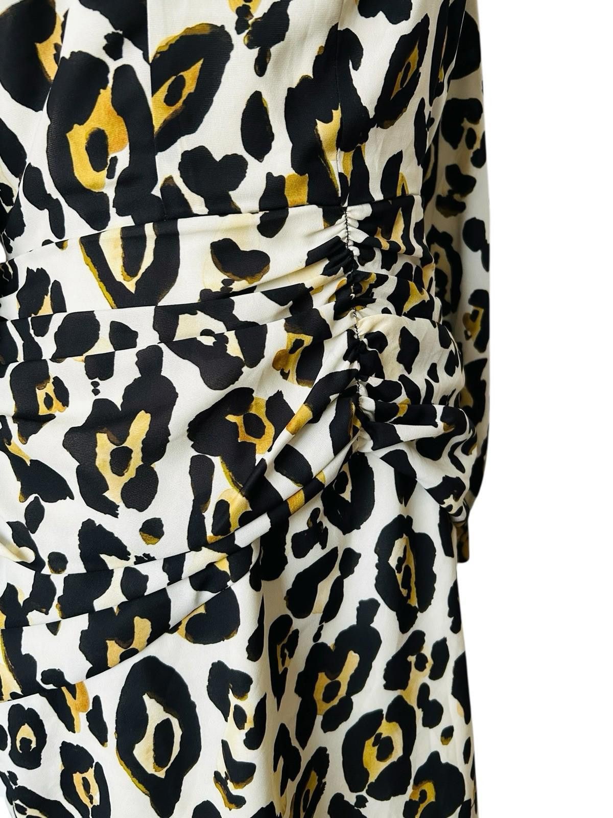 Other Vestire dress leopard long sleeved - Size AU 10 US 6 (009) Size M / US 6-8 / IT 42-44 - 6 Thumbnail
