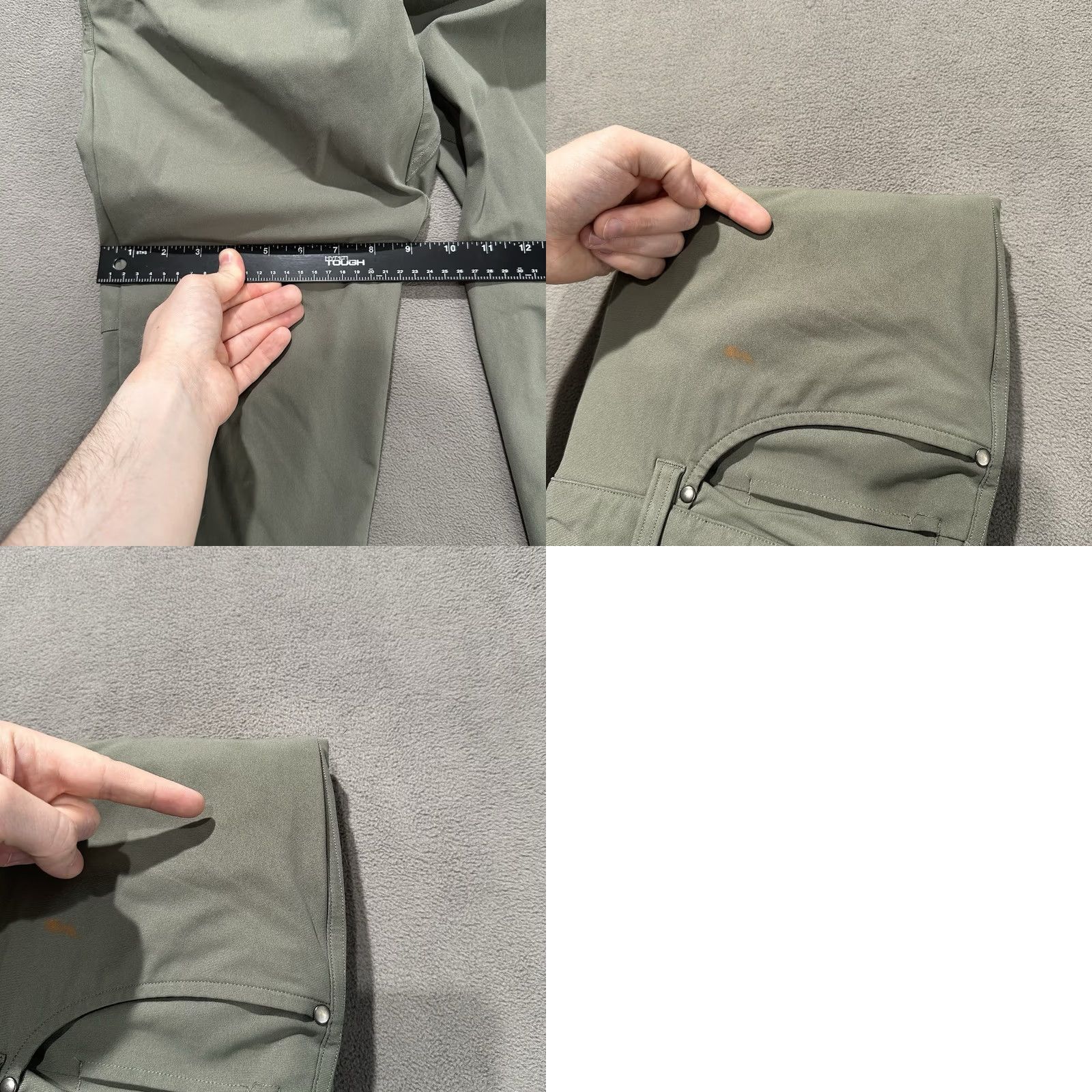 Lululemon Lululemon ABC Pants Mens 31 Green Slim Performance Warpstreme Chino LM5972S READ Size US 31 - 9 Thumbnail