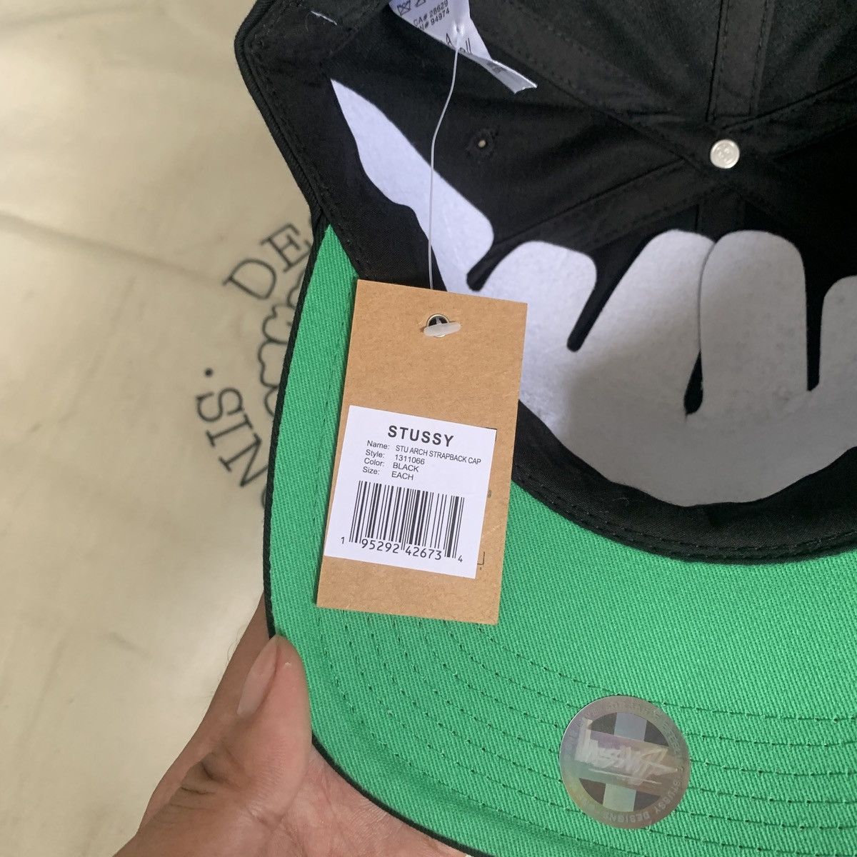Stussy Stussy stu arch strapback cap Size ONE SIZE - 5 Thumbnail