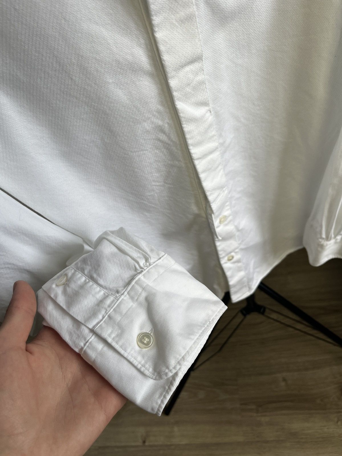 Junya Watanabe Junya Watanabe Comme des Garcons MAN White Oxford Shirt Size US L / EU 52-54 / 3 - 5 Thumbnail
