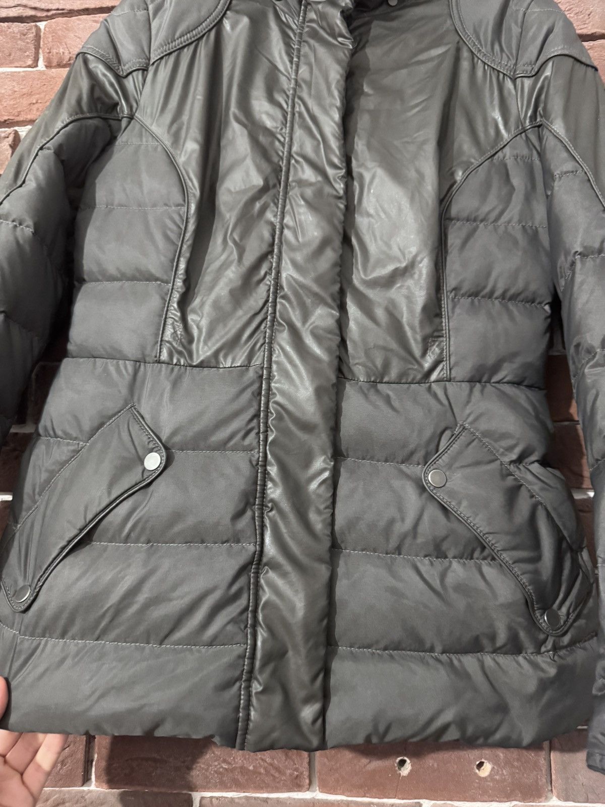 Belstaff Rare Belstaff Down Puffer Jacket Silver Label 42 Gray Hyoe Size M / US 6-8 / IT 42-44 - 4 Thumbnail