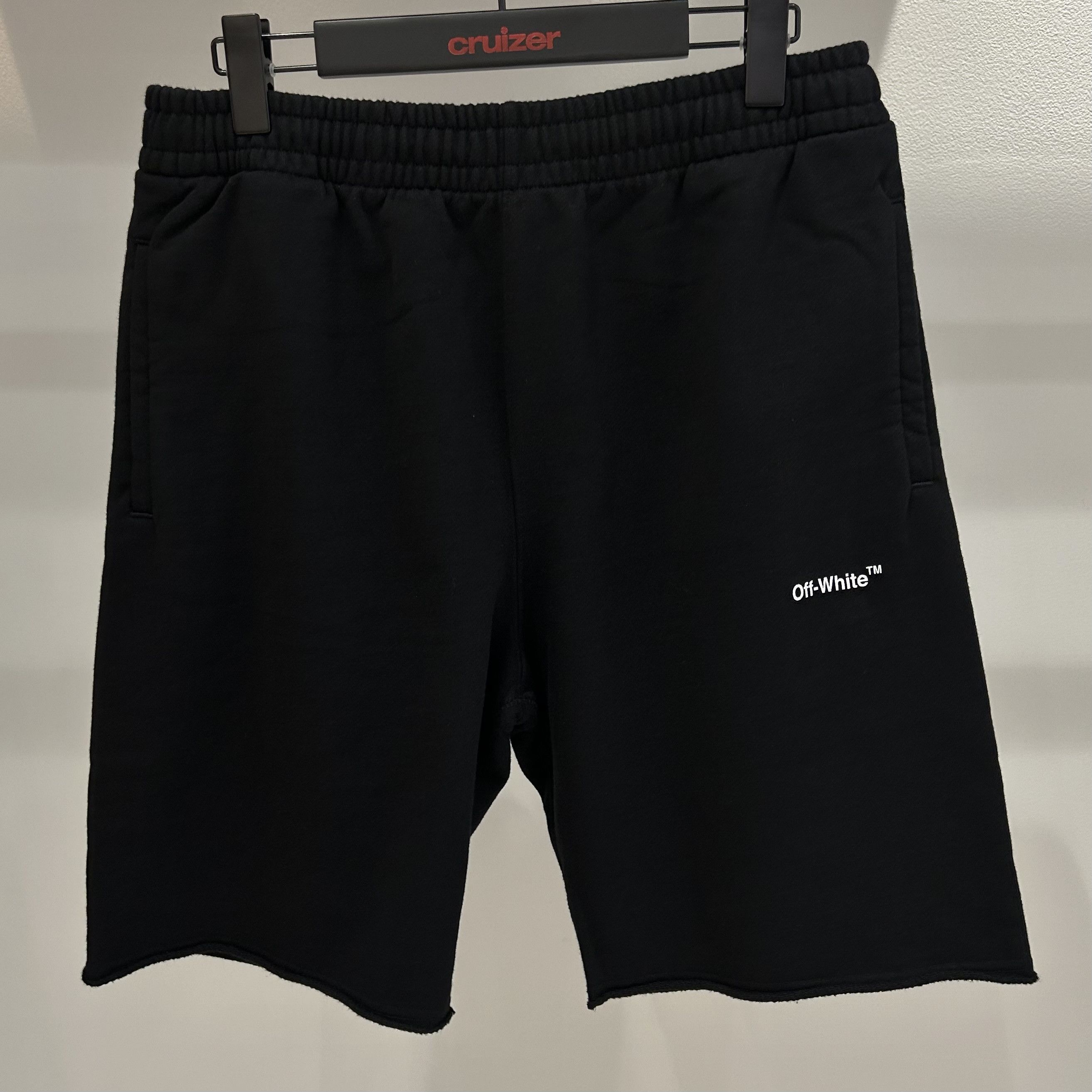 Off-White OFF-WHITE Stencil Arrows Sweatshorts Size US 32 / EU 48 - 1 Thumbnail
