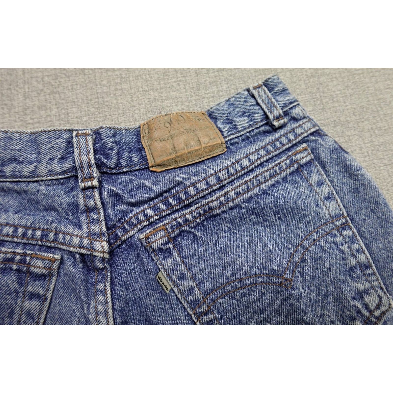 Levi's VINTAGE Levi’s Silver Tab Jeans Womens 13 Blue High Rise Tapered 90s Made In USA Size 34" / US 12 / IT 48 - 2 Thumbnail