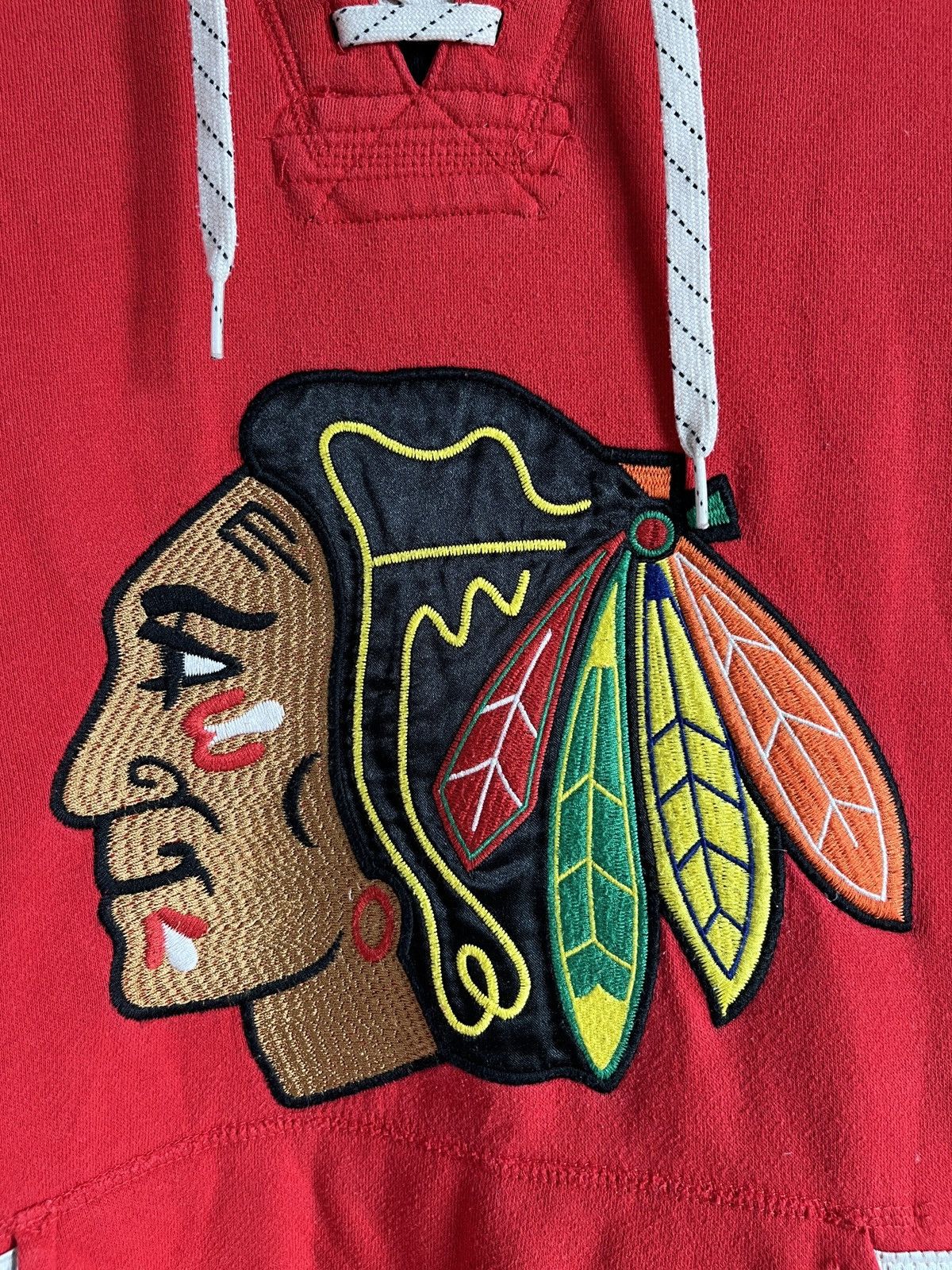 NHL CCN Chicago Blackhawks Vintage Hoodie Size US XL / EU 56 / 4 - 4 Thumbnail