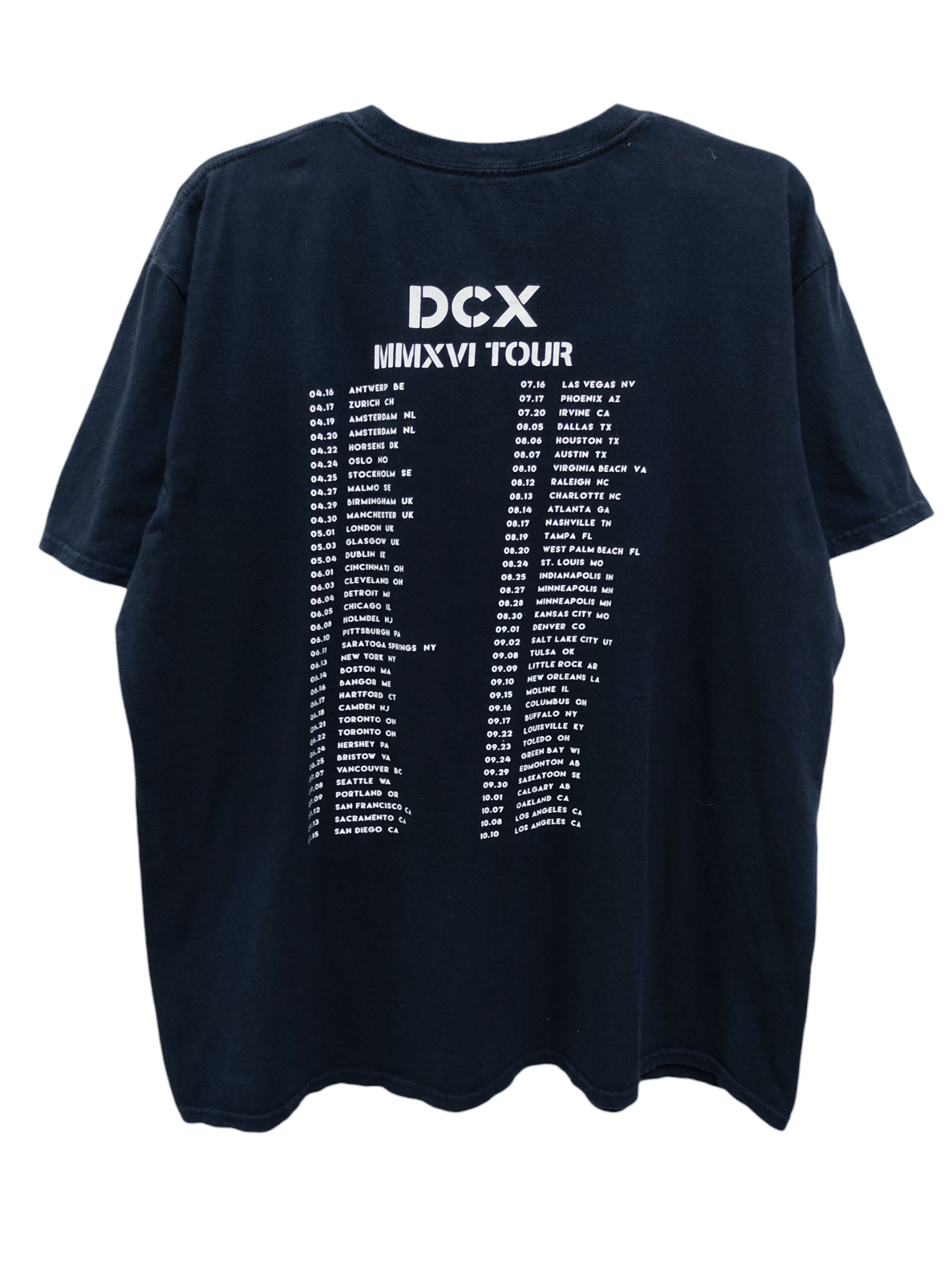Band Tees Dixie Chicks DCX MMXVI 2016 tour boxy tee Size US XL / EU 56 / 4 - 2 Thumbnail